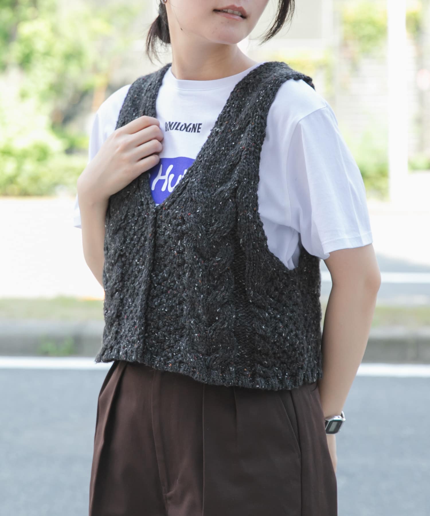 身長：169cm サイズ：one