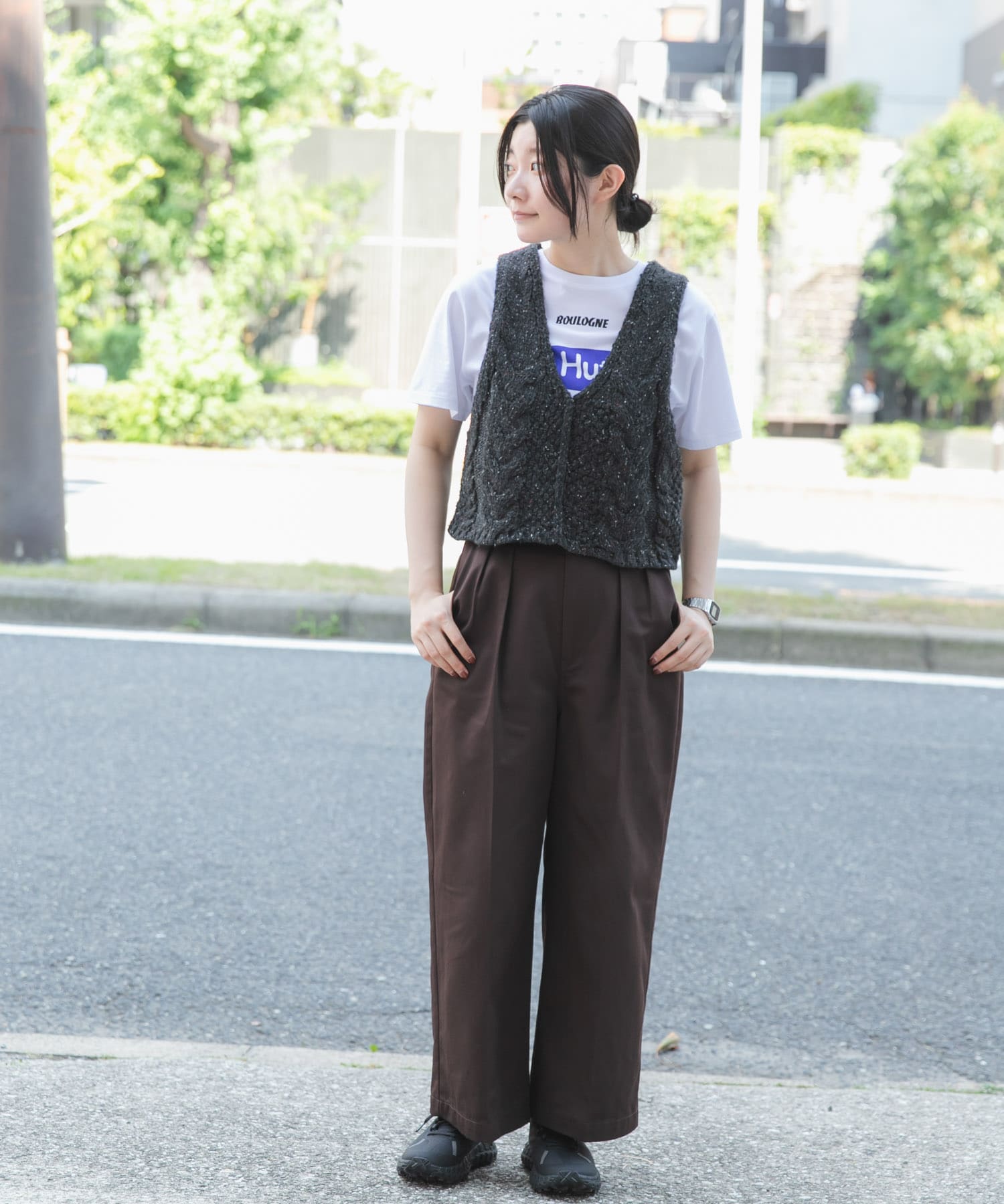身長：169cm サイズ：one