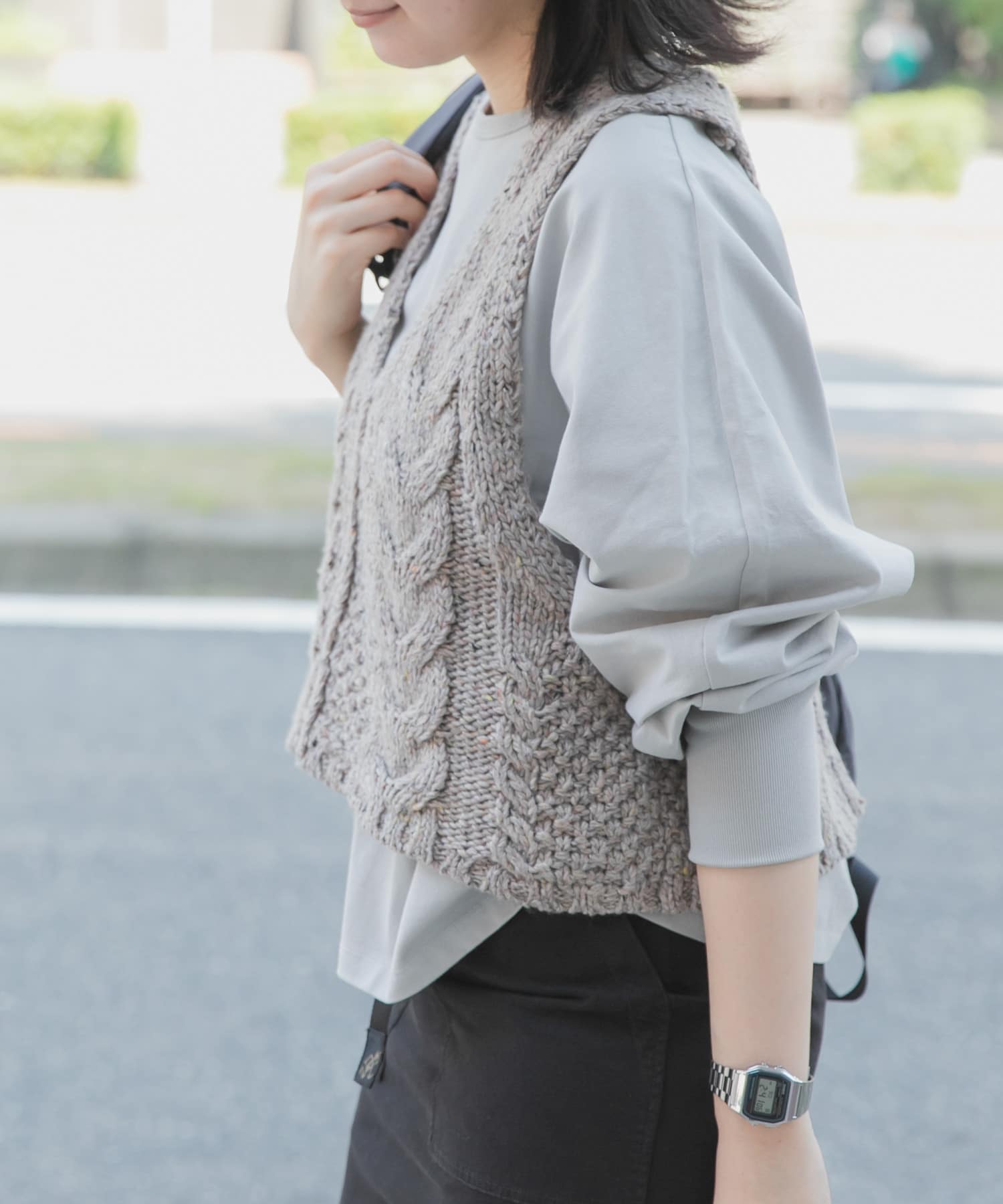 身長：169cm サイズ：one