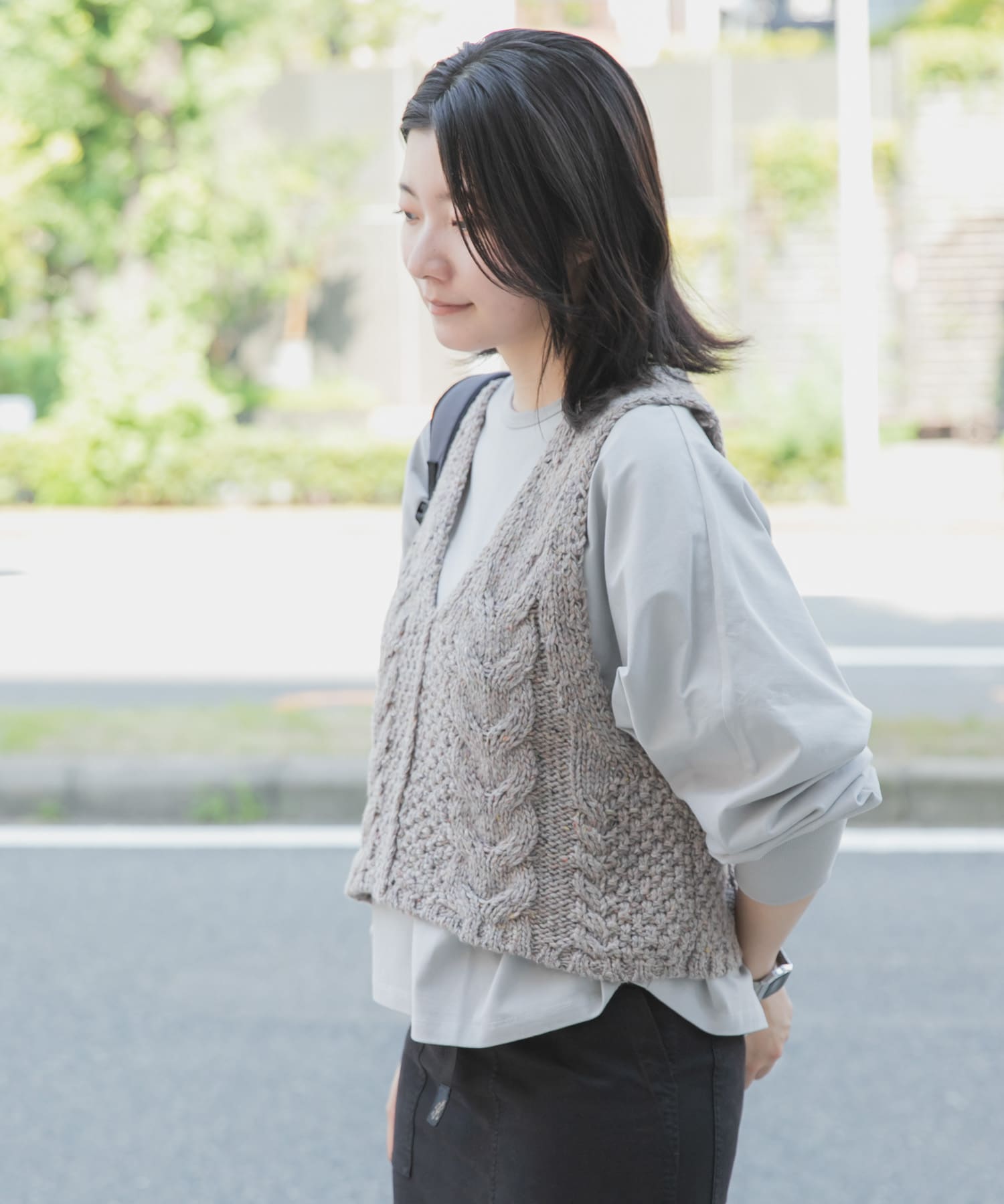 身長：169cm サイズ：one