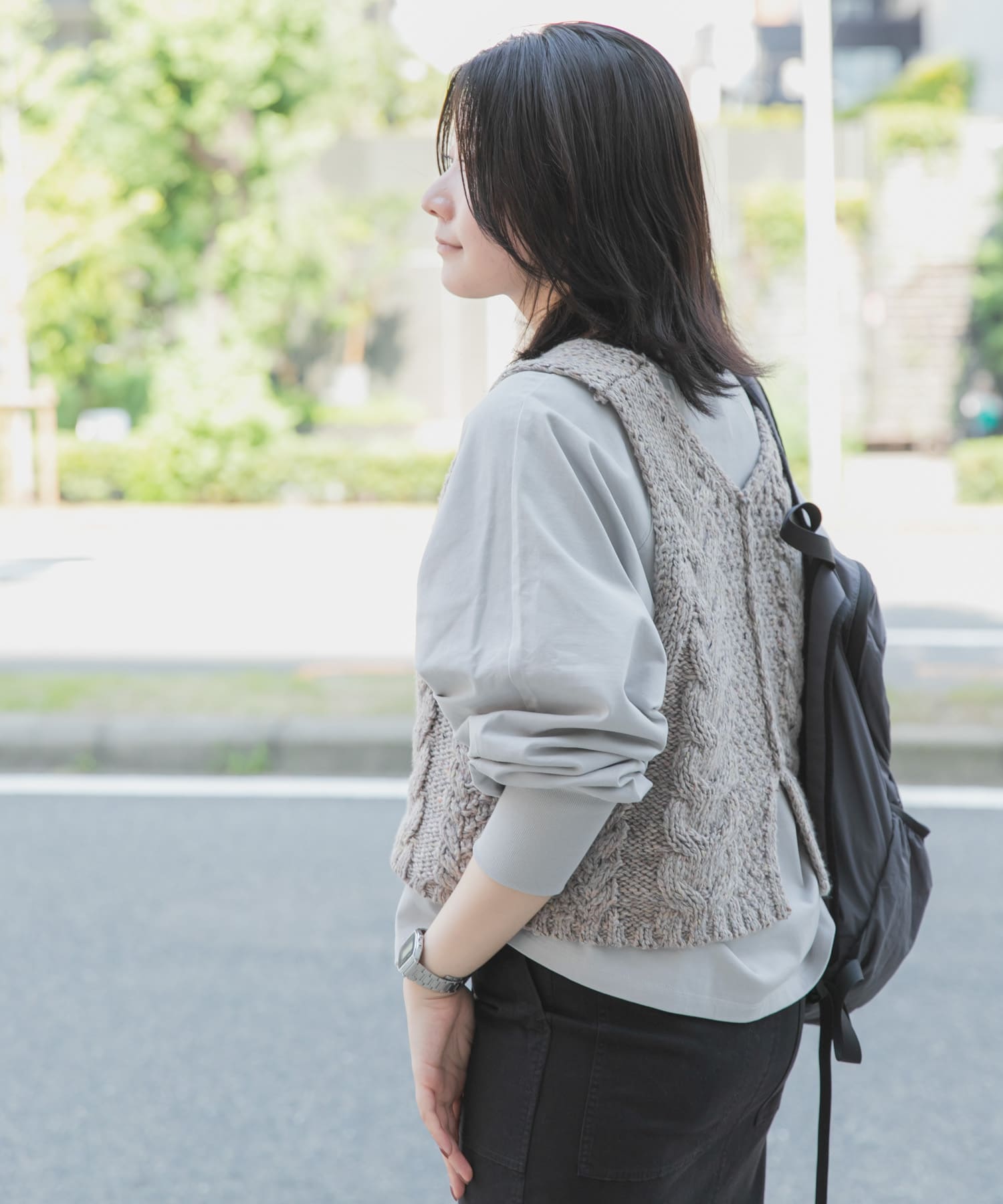 身長：169cm サイズ：one