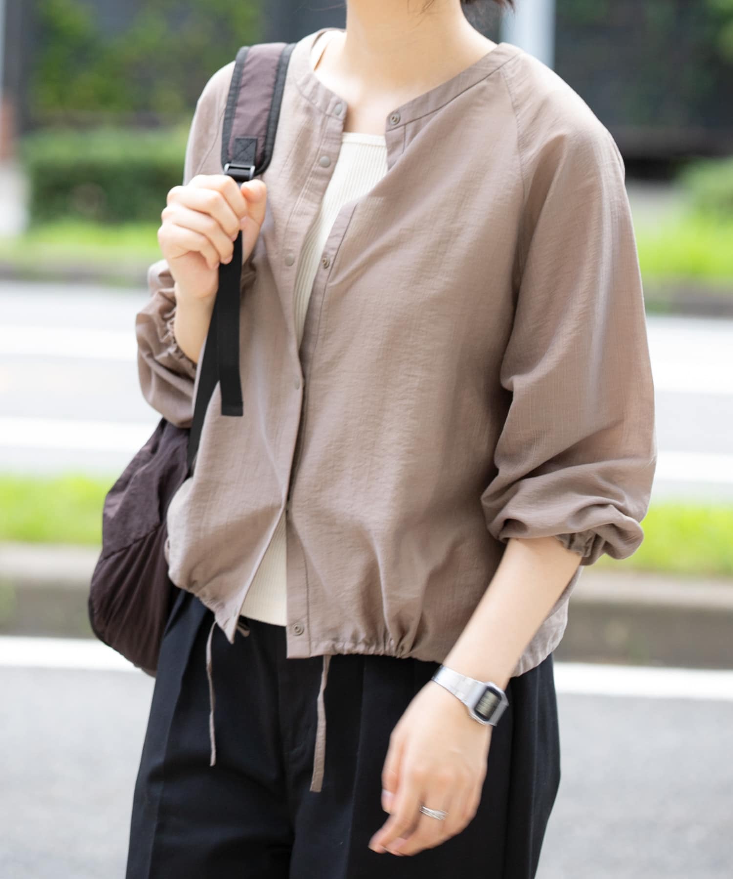 身長：169cm サイズ：one