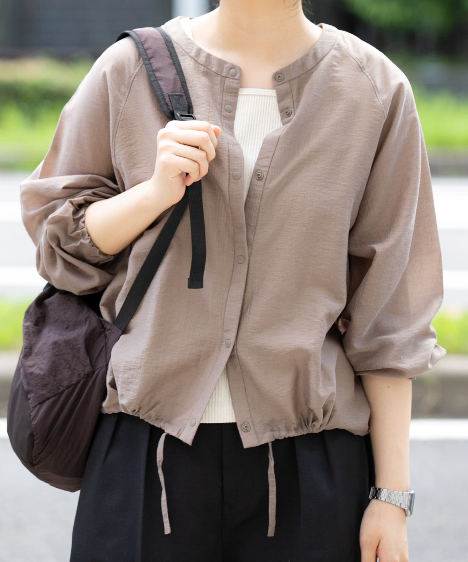 身長：169cm サイズ：one