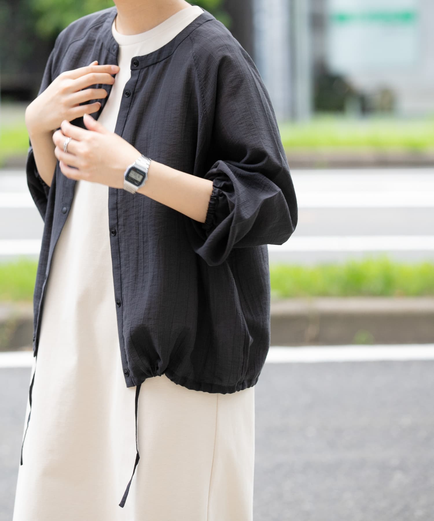 身長：169cm サイズ：one