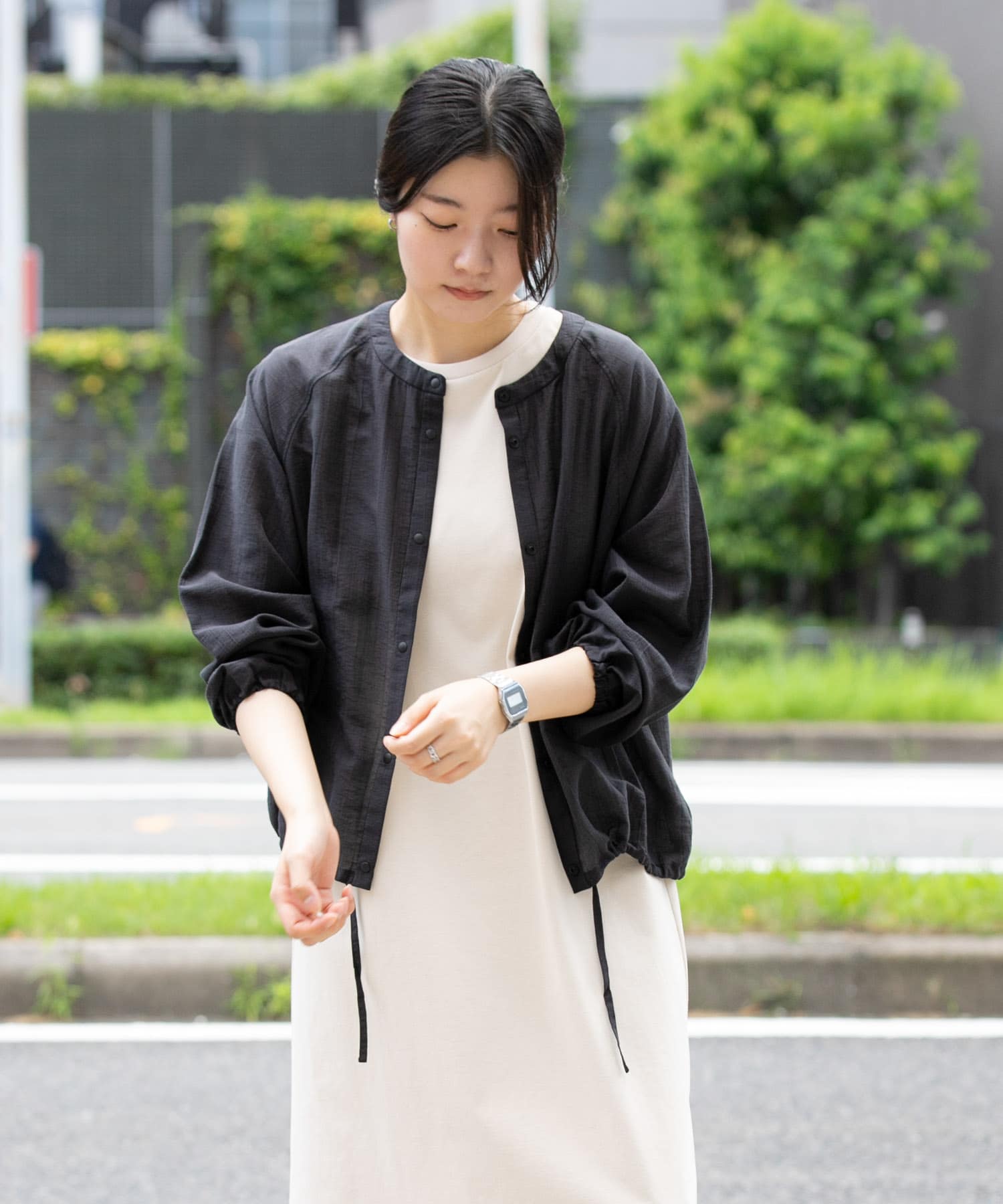 身長：169cm サイズ：one