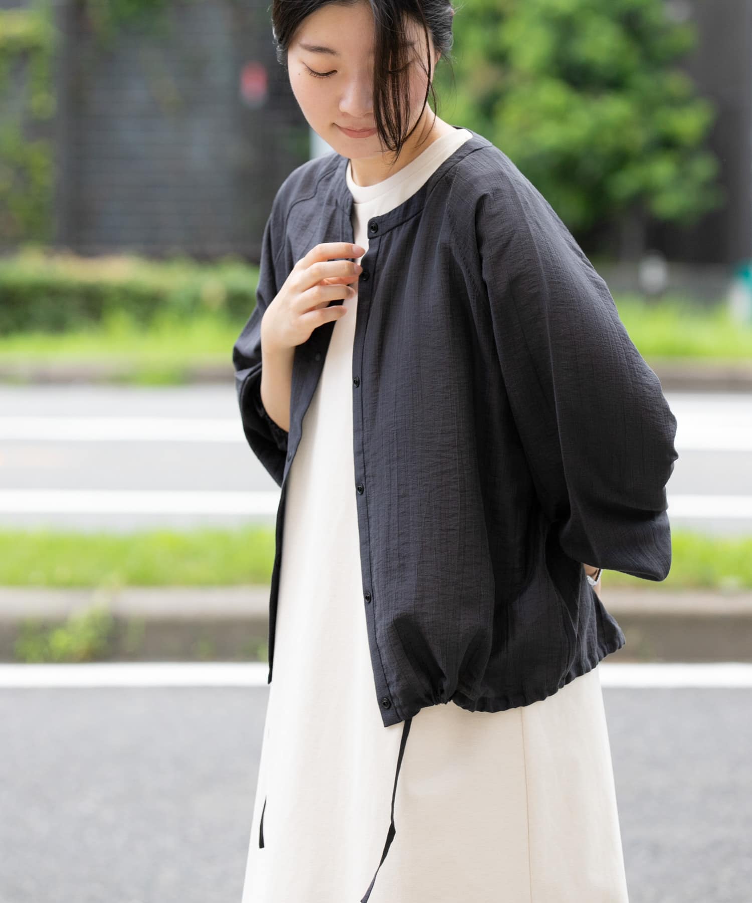 身長：169cm サイズ：one