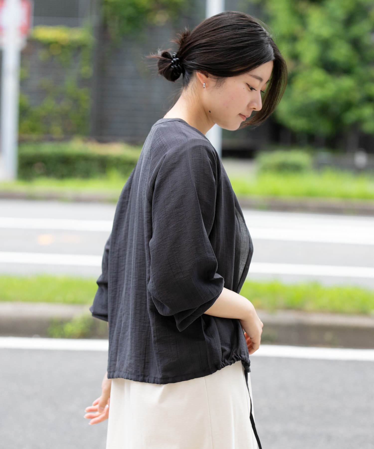 身長：169cm サイズ：one