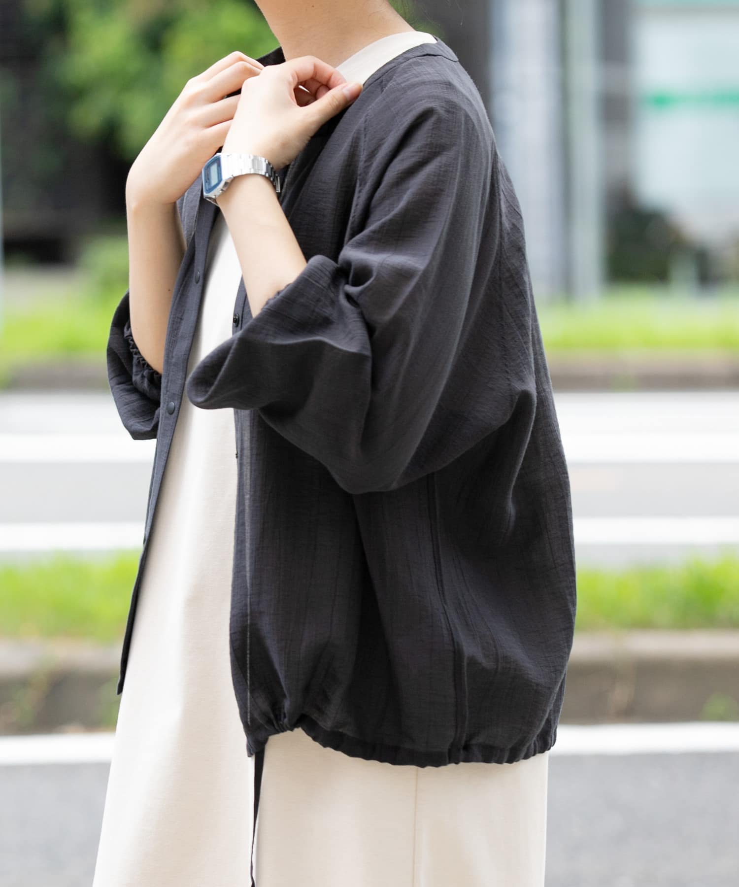 身長：169cm サイズ：one