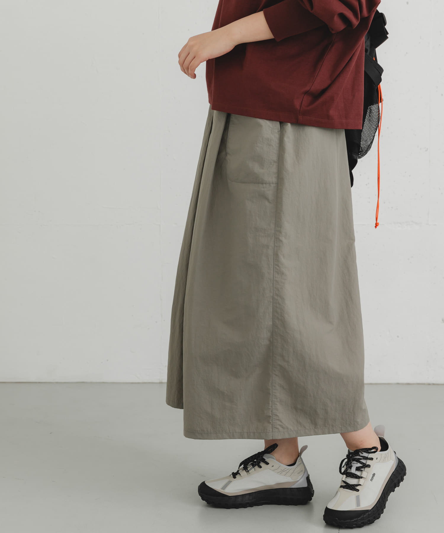 身長：169cm サイズ：one