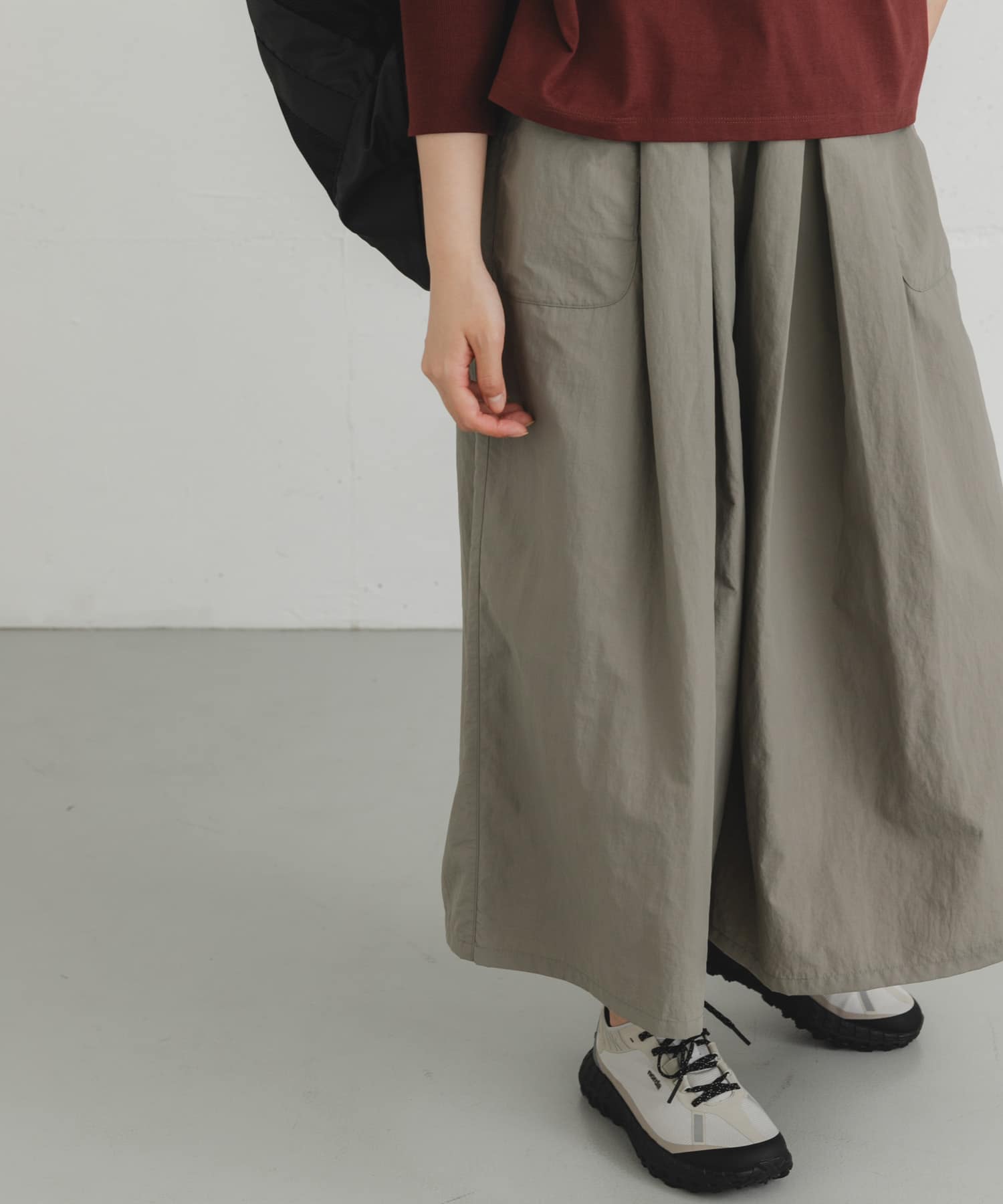 身長：169cm サイズ：one