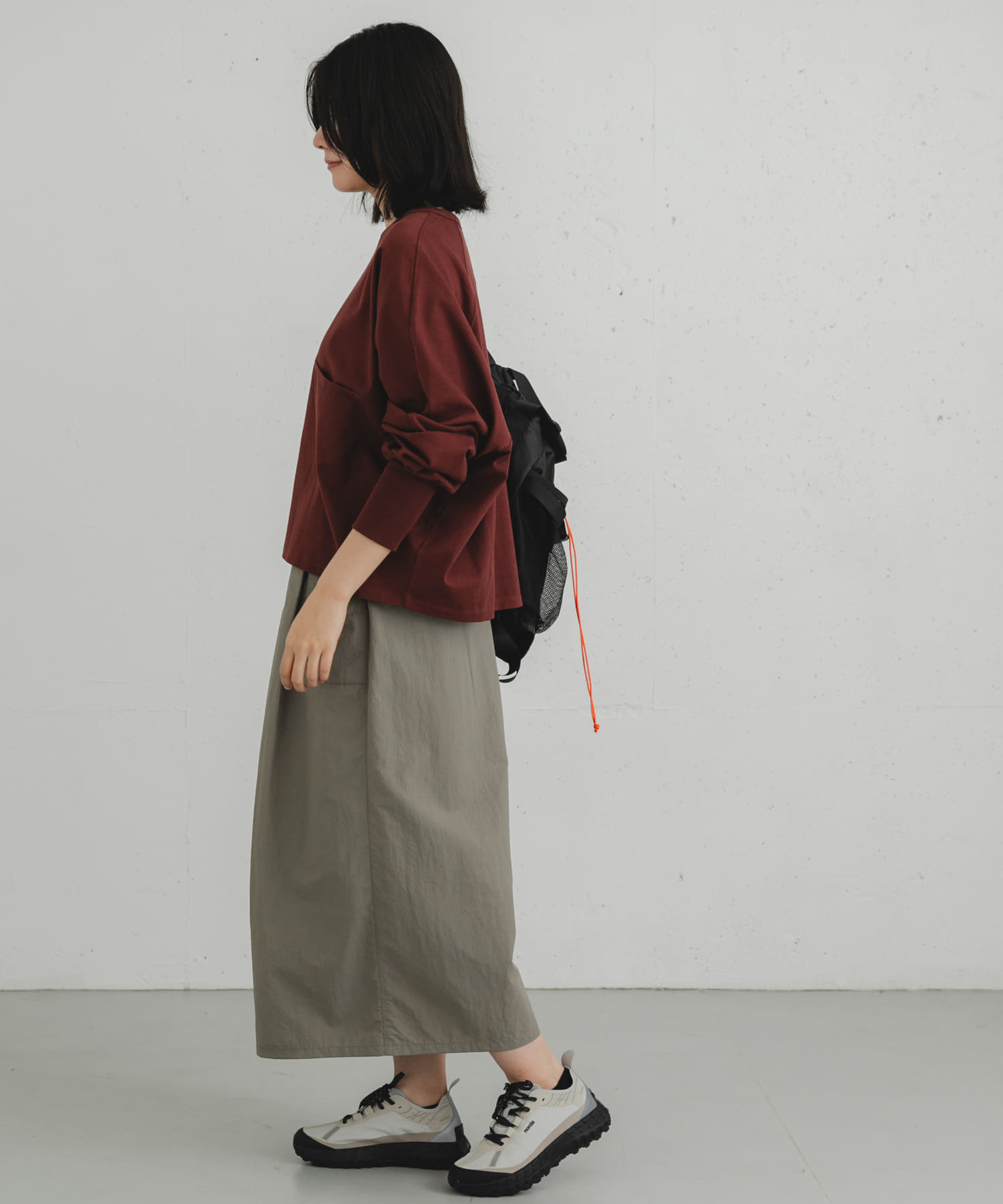 身長：169cm サイズ：one