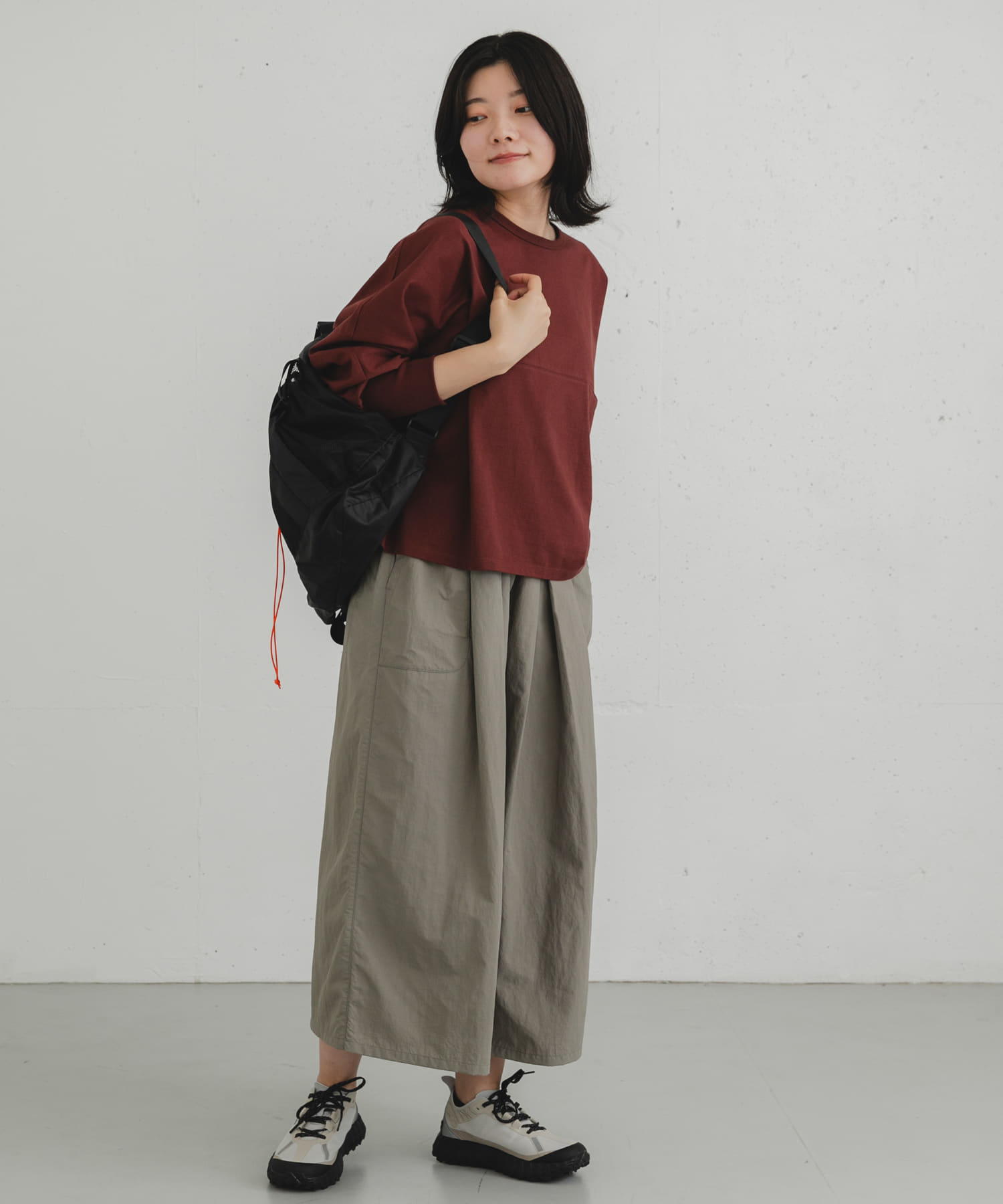 身長：169cm サイズ：one