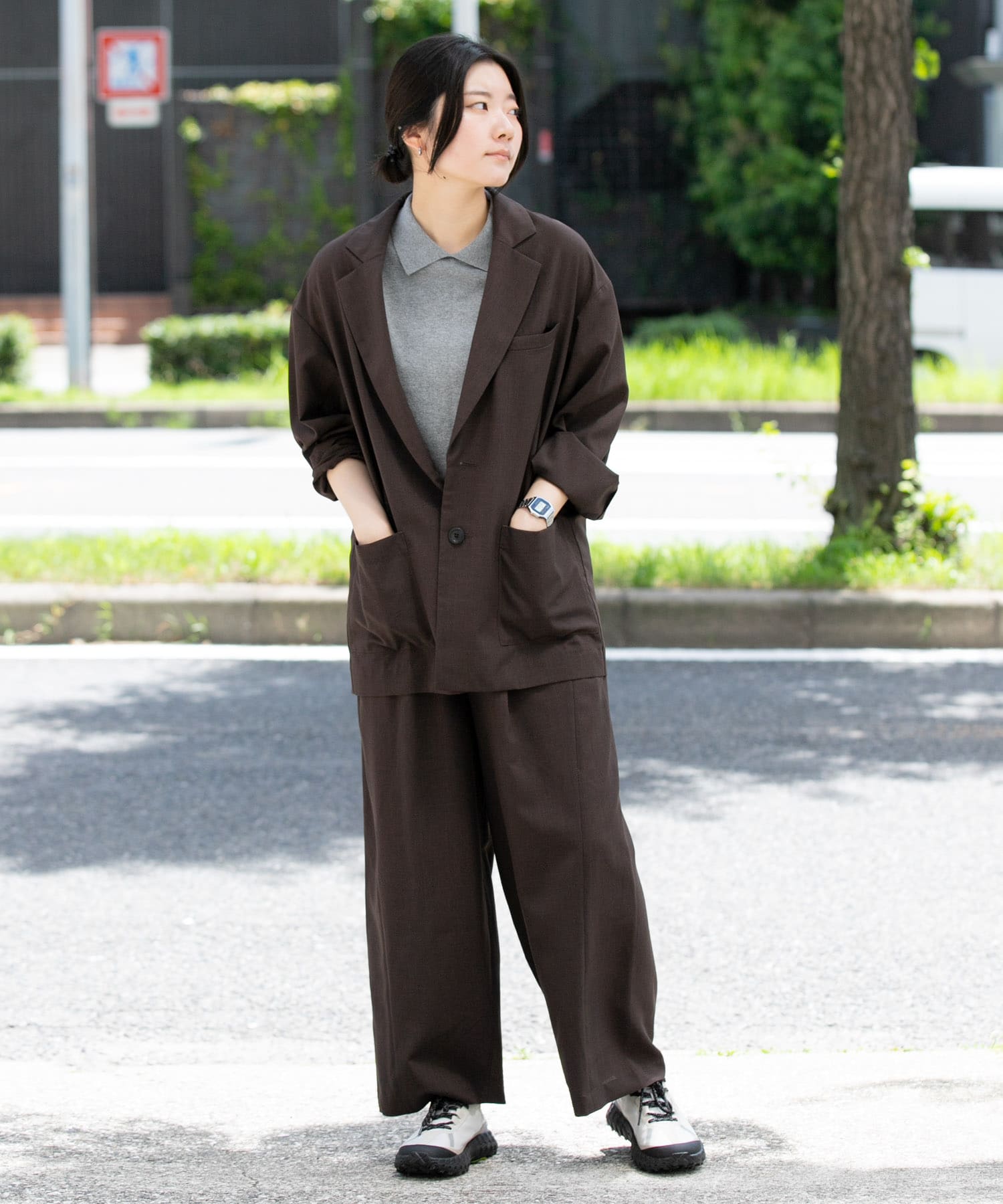 身長：169cm サイズ：one