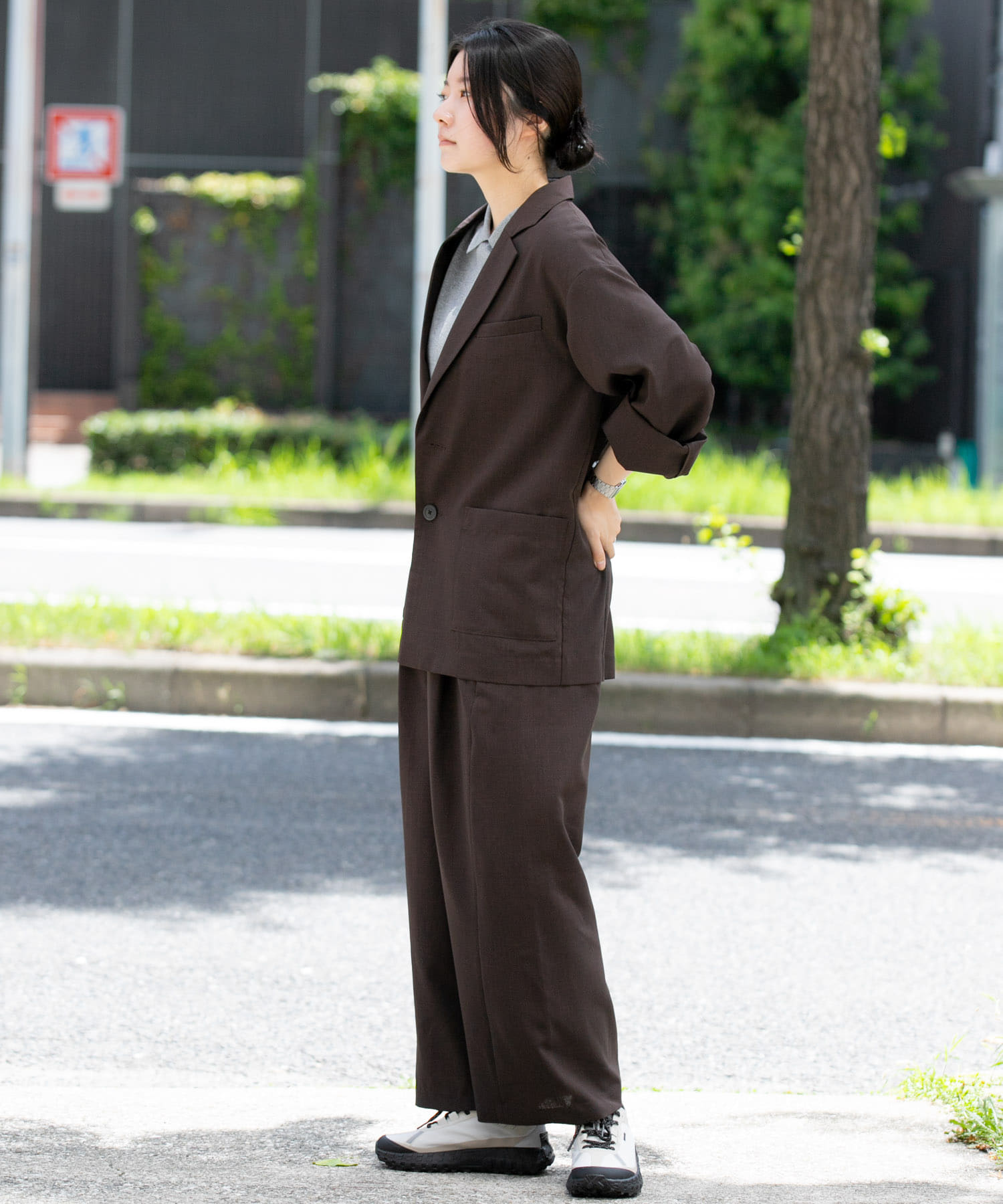 身長：169cm サイズ：one