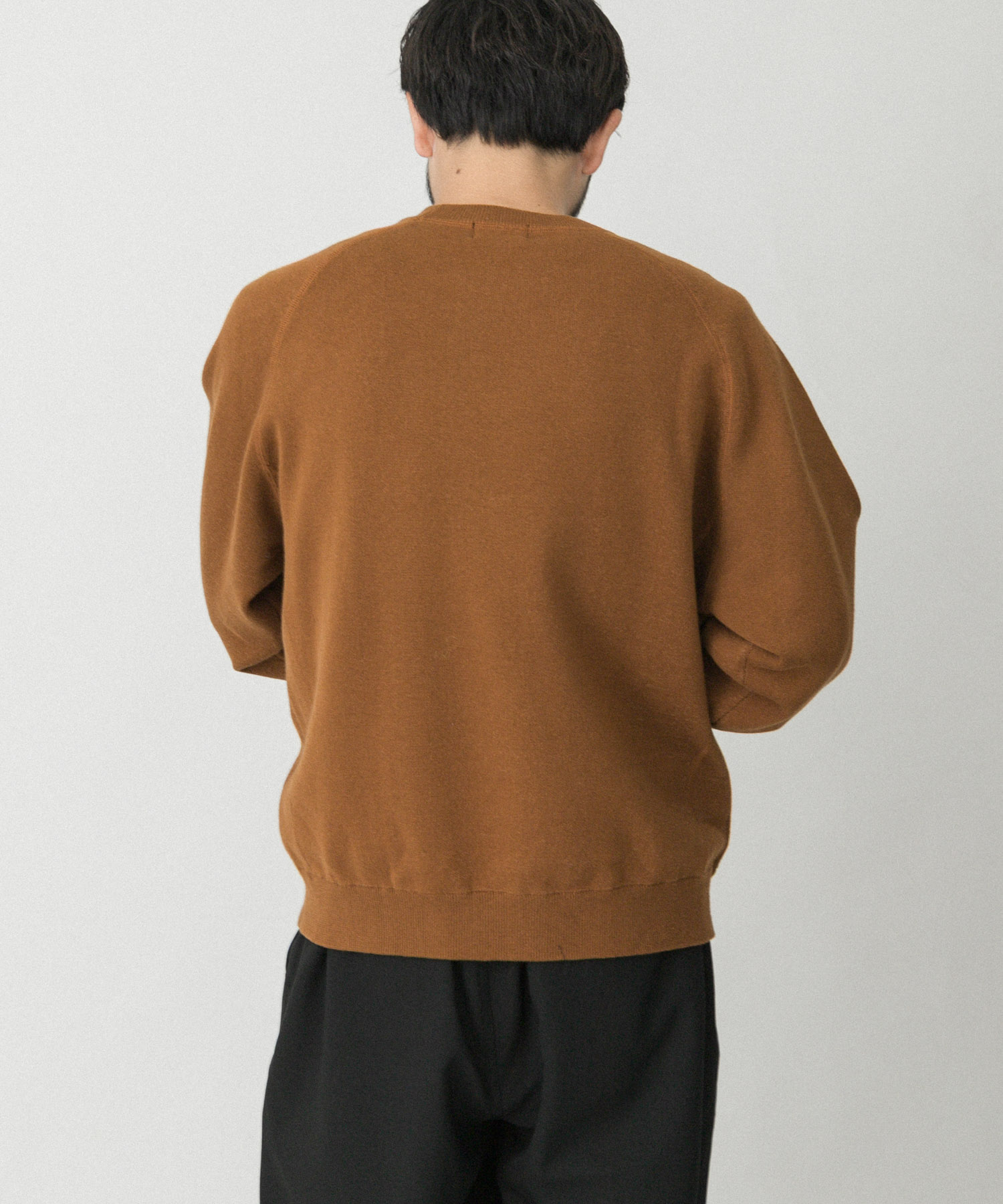 ドライニットプルオーバー ブラウン M