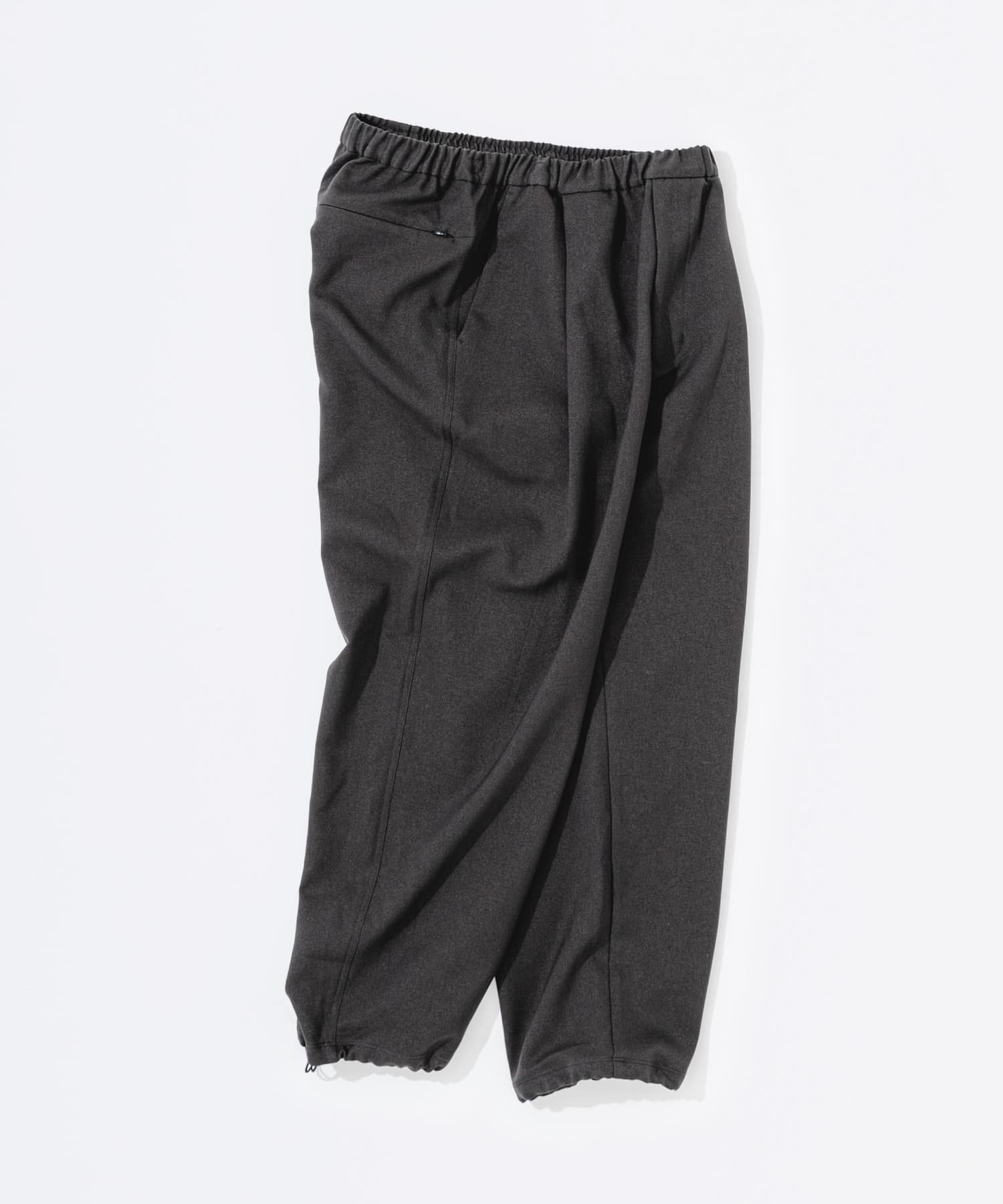 ウールライクイージーパンツ チャコール M