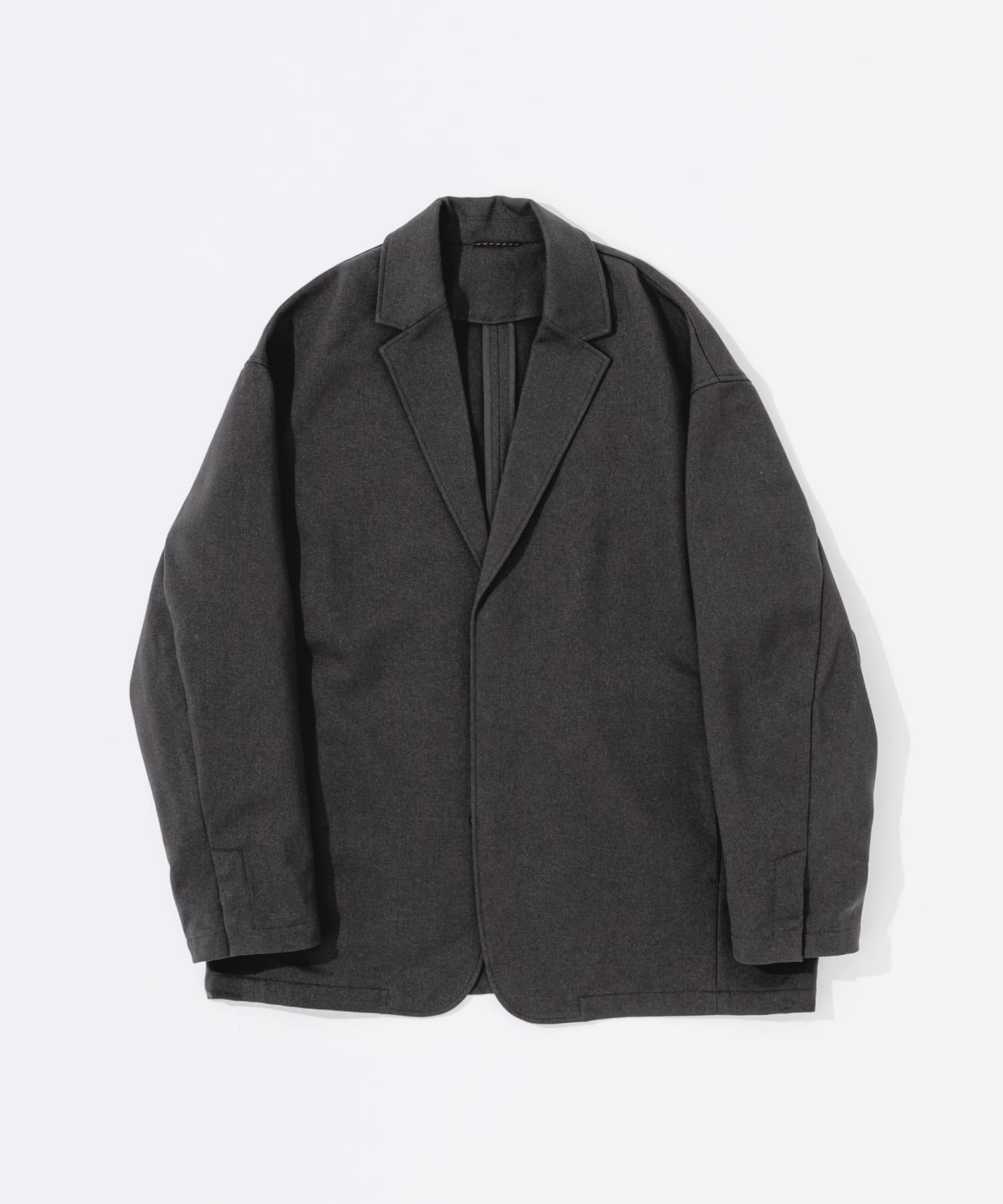 ウールライクジャケット チャコール M