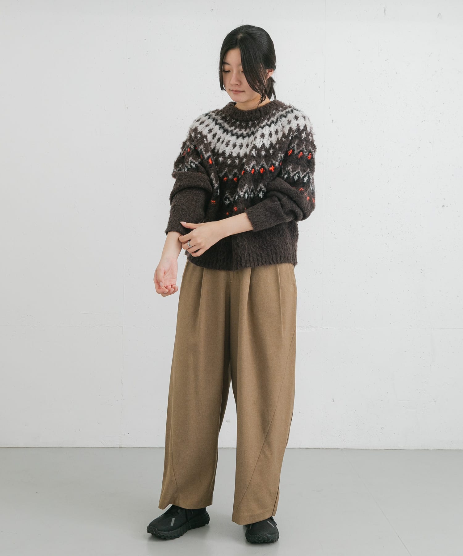 身長：169cm サイズ：one