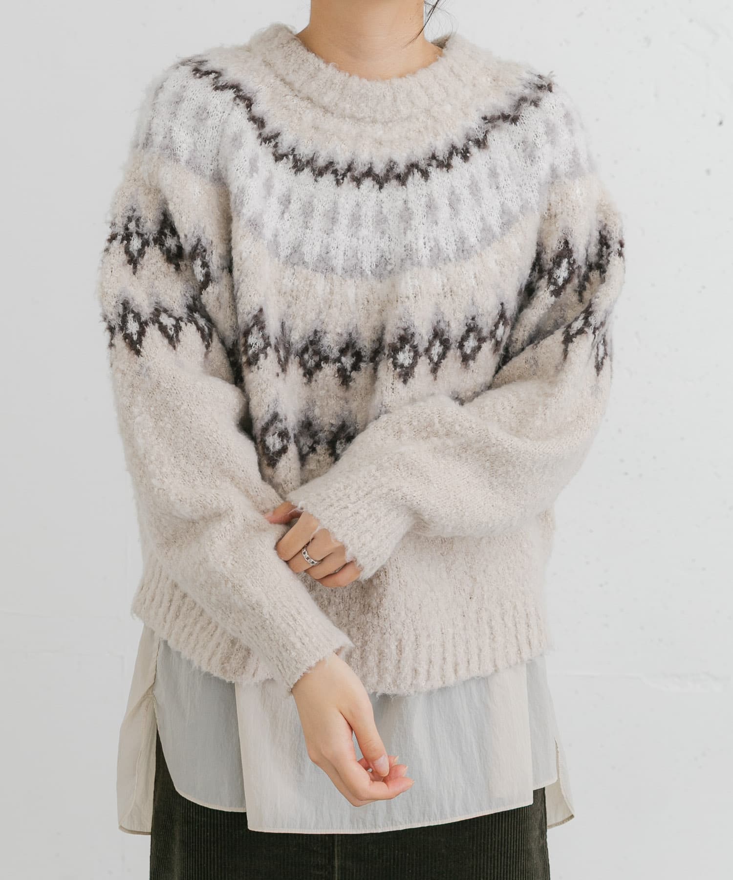 身長：169cm サイズ：one