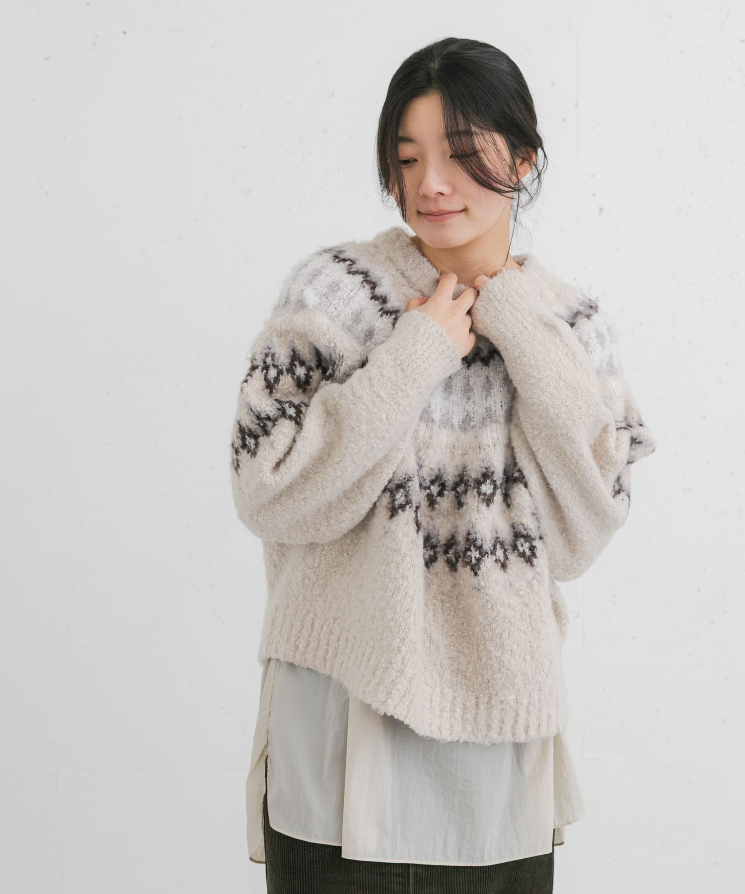 身長：169cm サイズ：one