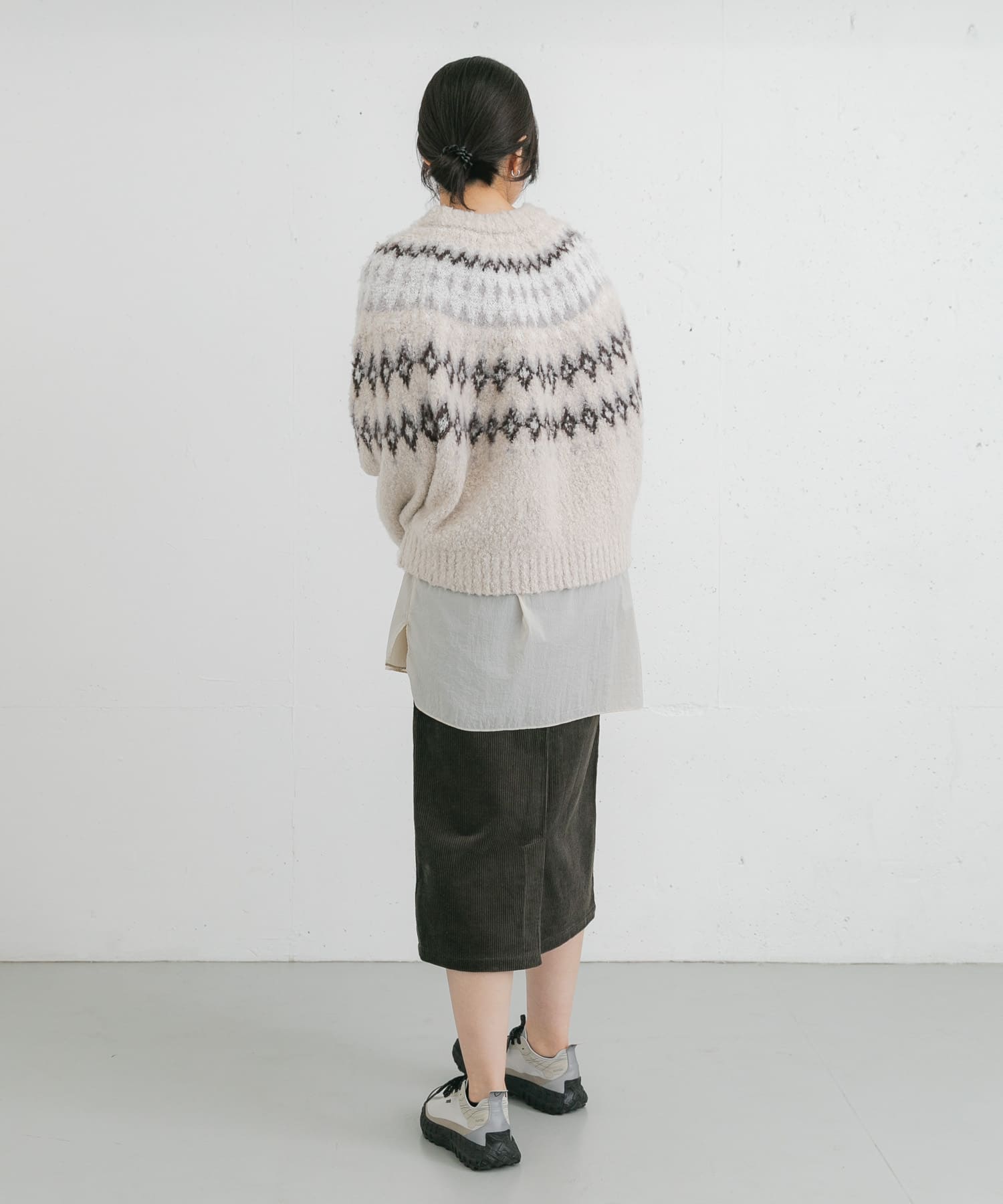 身長：169cm サイズ：one