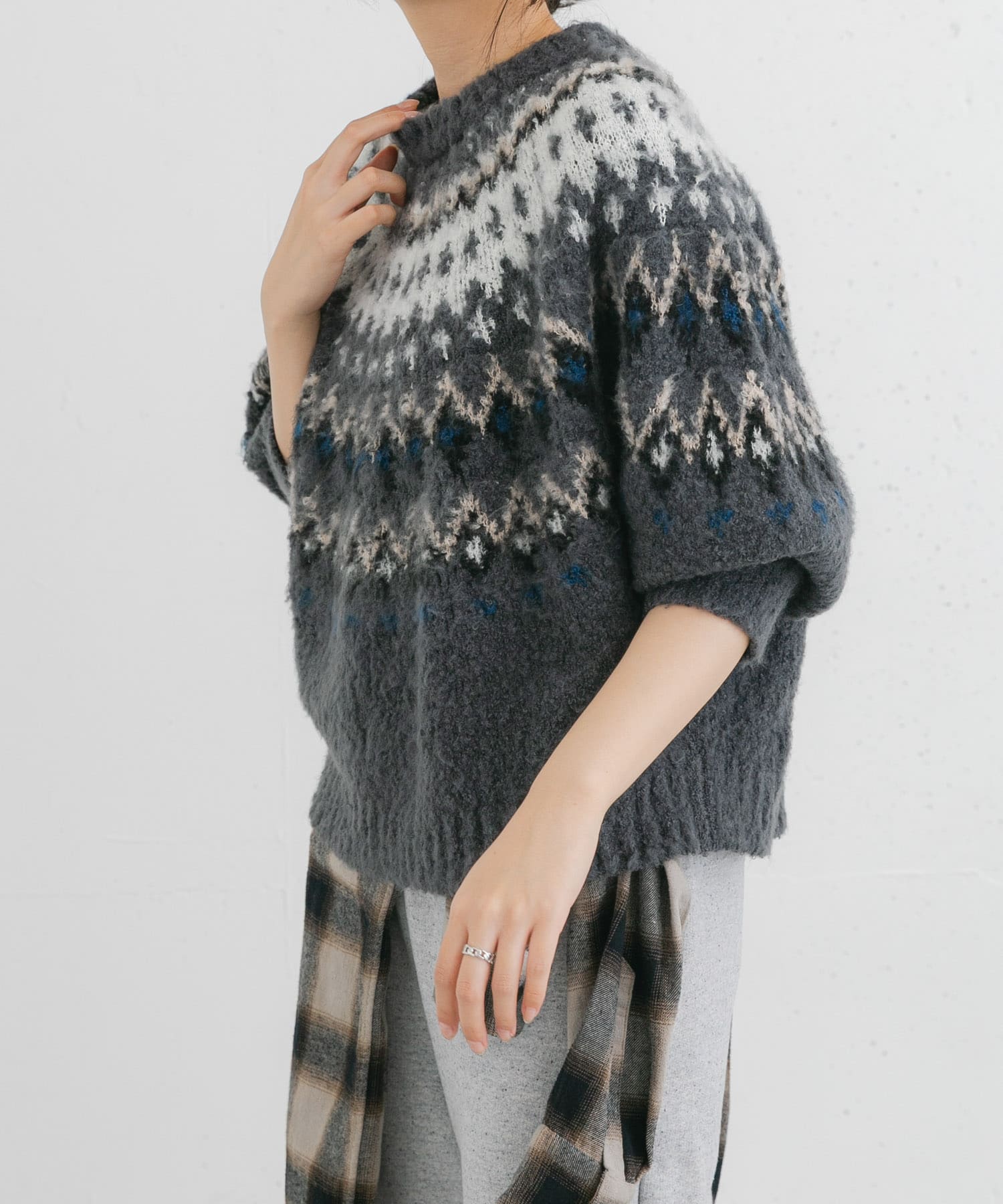 身長：169cm サイズ：one