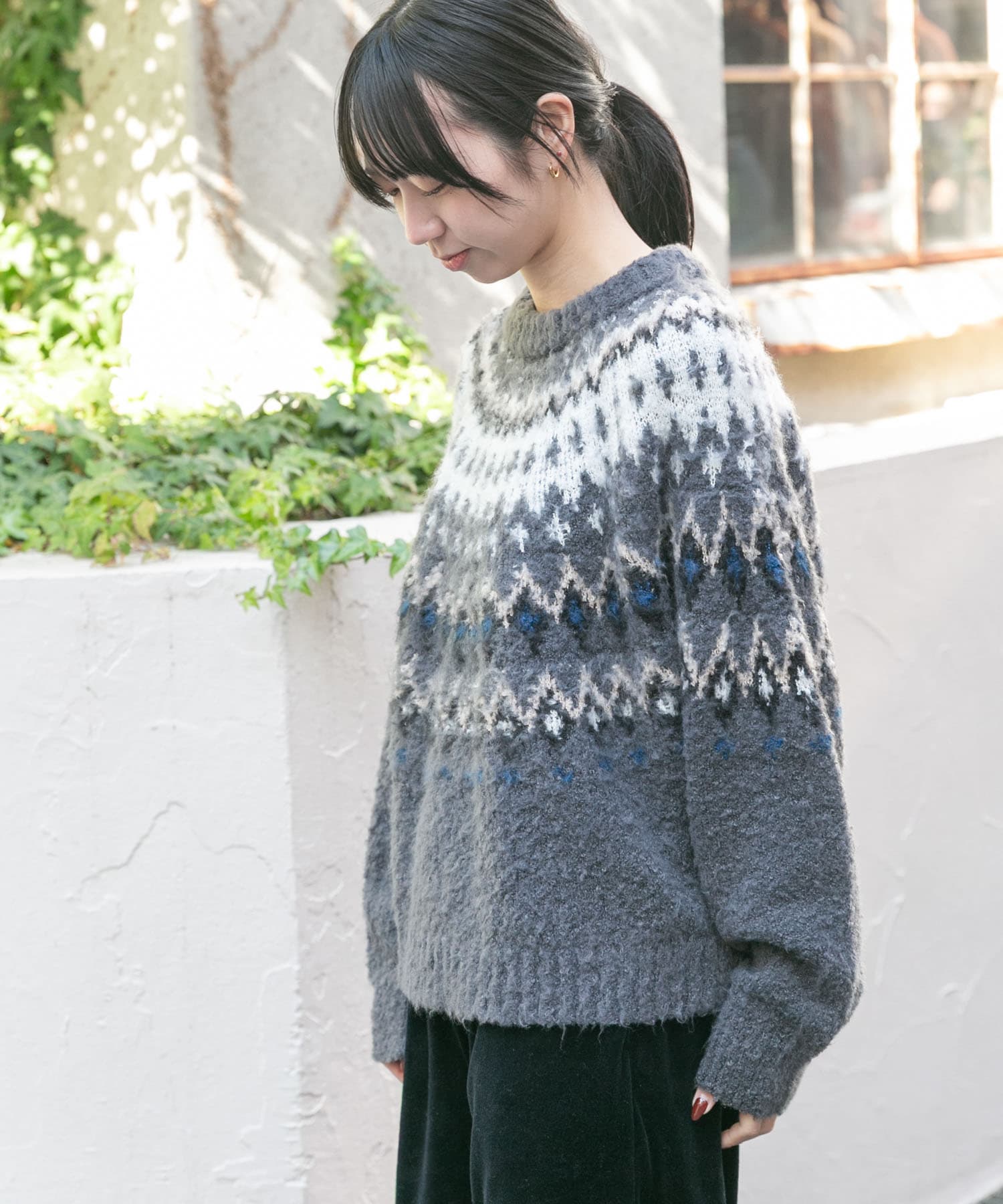 身長：161cm サイズ：one