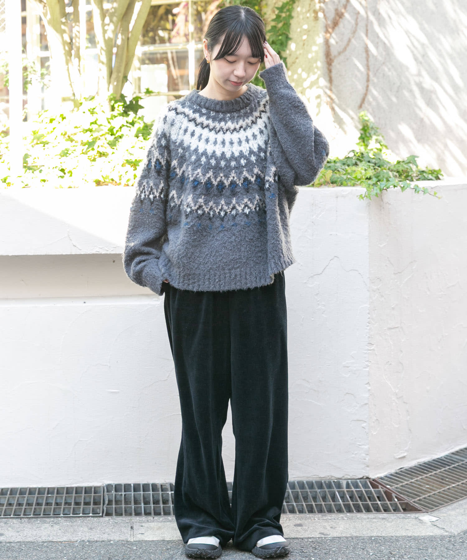 身長：161cm サイズ：one