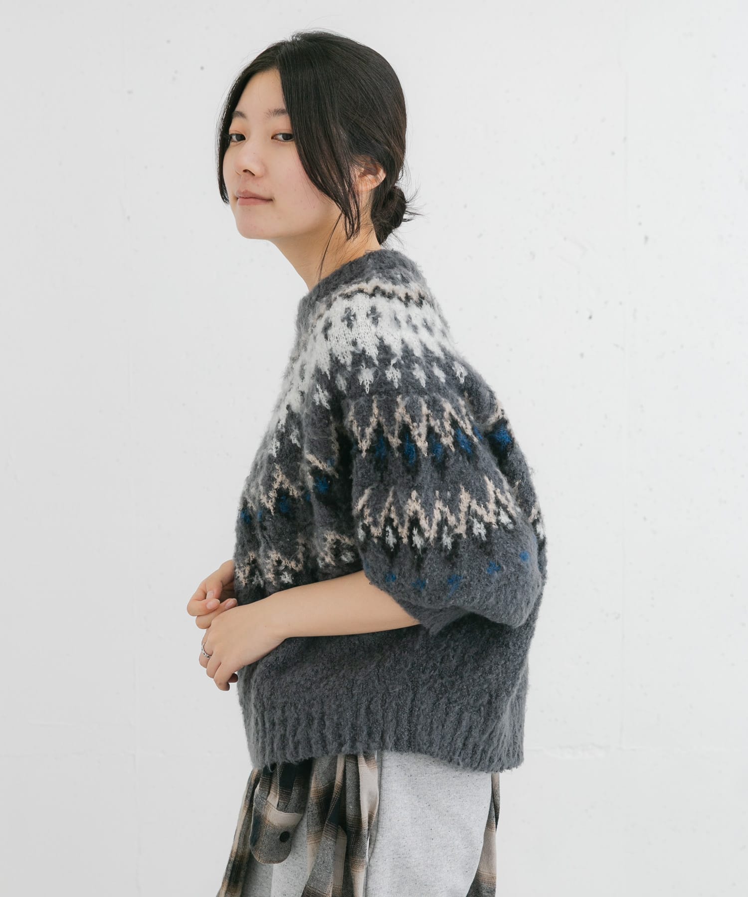 身長：169cm サイズ：one