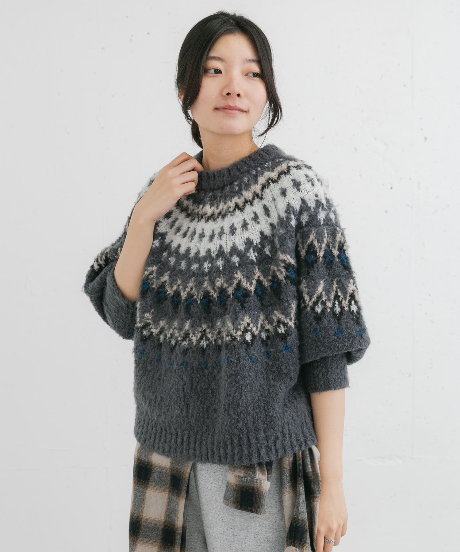 身長：169cm サイズ：one