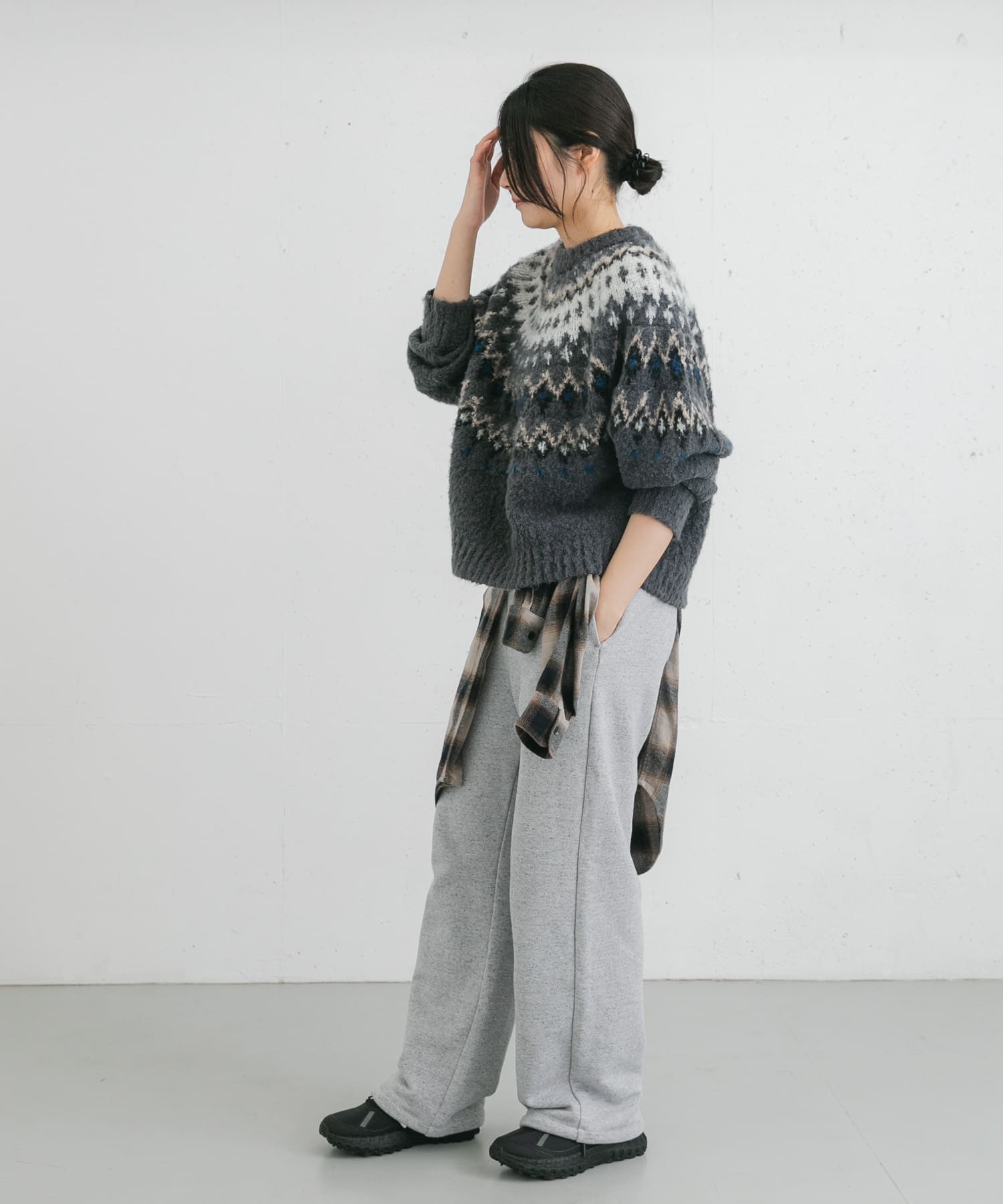 身長：169cm サイズ：one