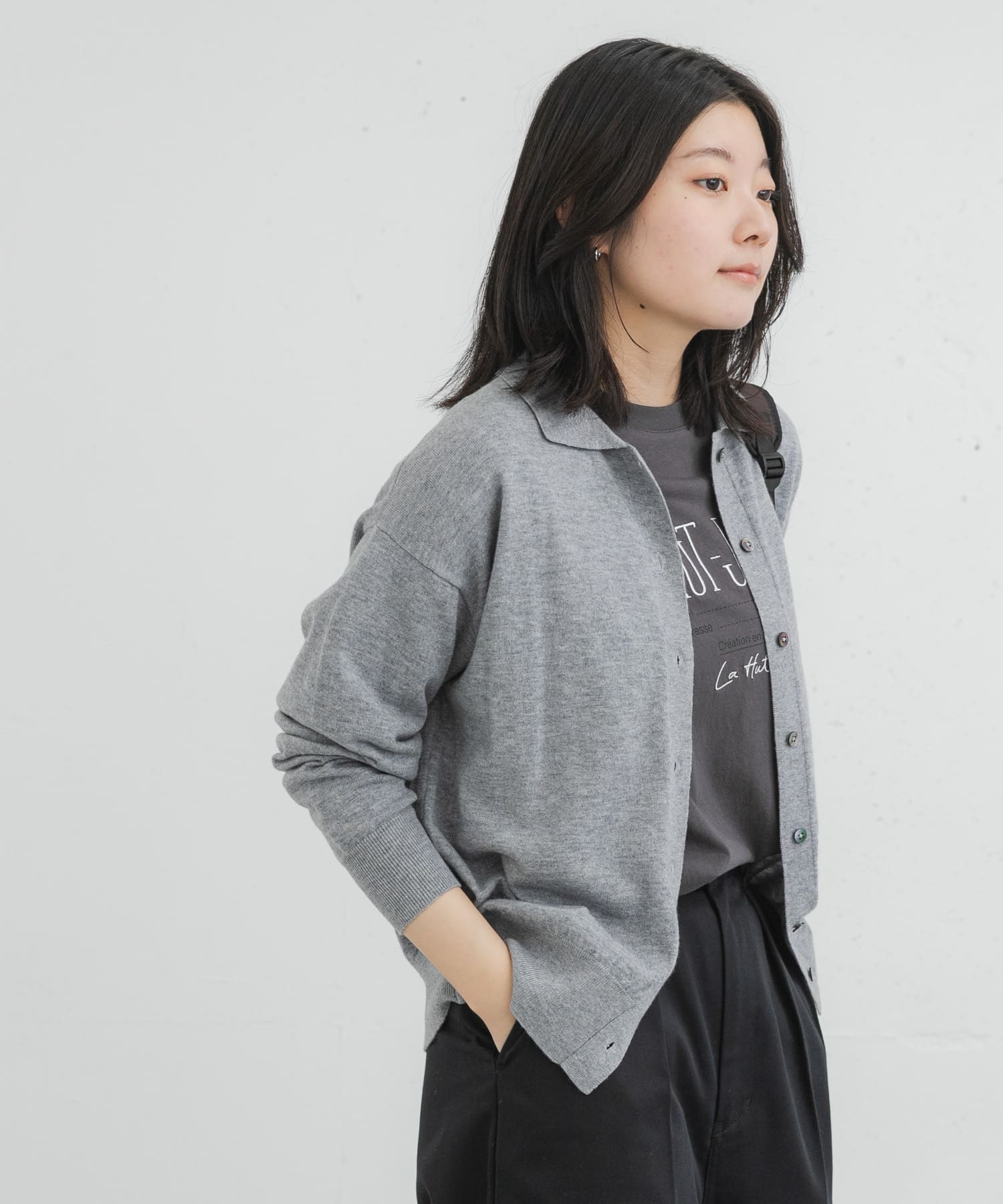 身長：169cm サイズ：one