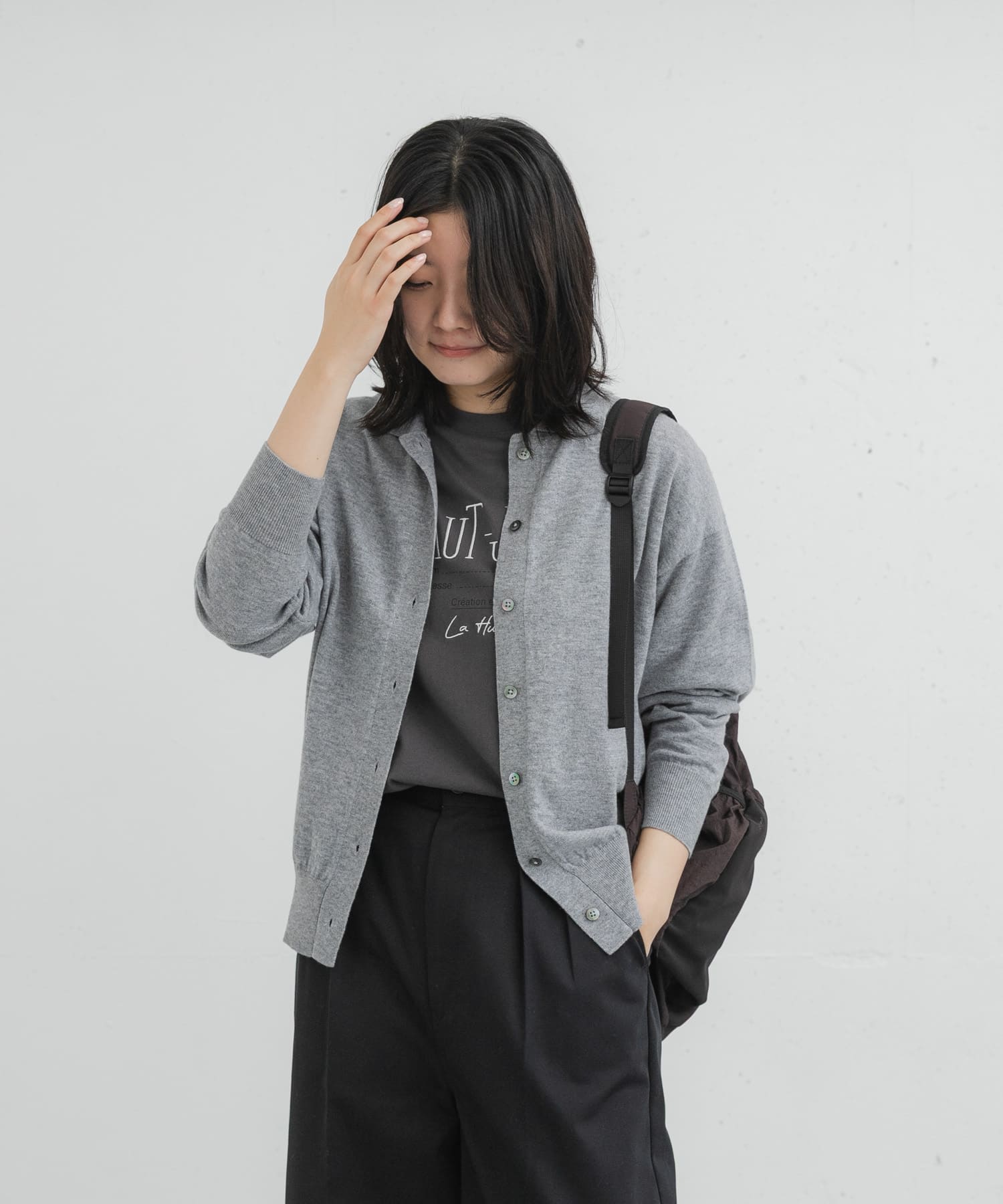 身長：169cm サイズ：one