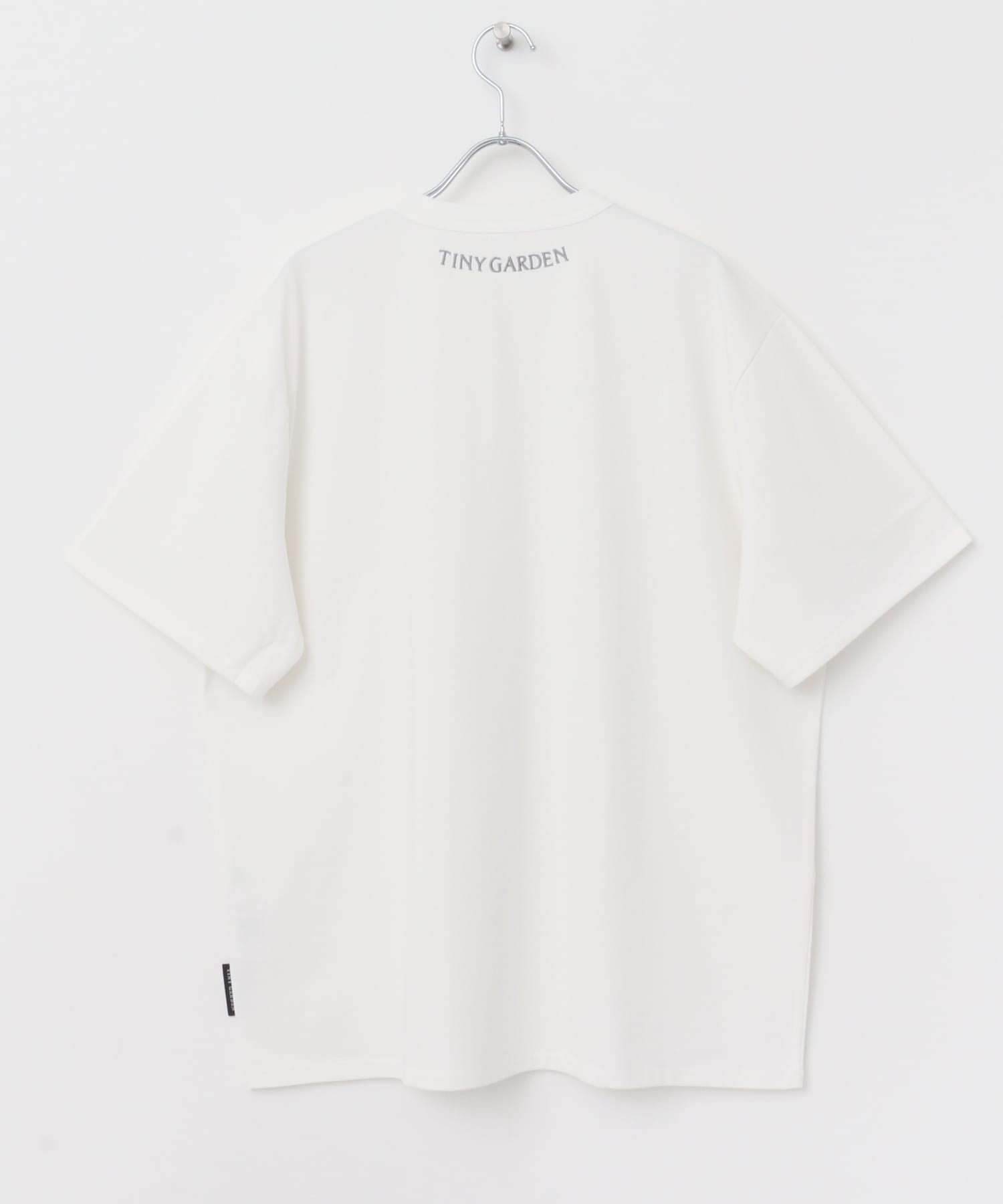 『UVカット』『吸水速乾』TINY GARDEN PRODUCTS　UVソッカンキノウ シシュウT WHITE/GRY M