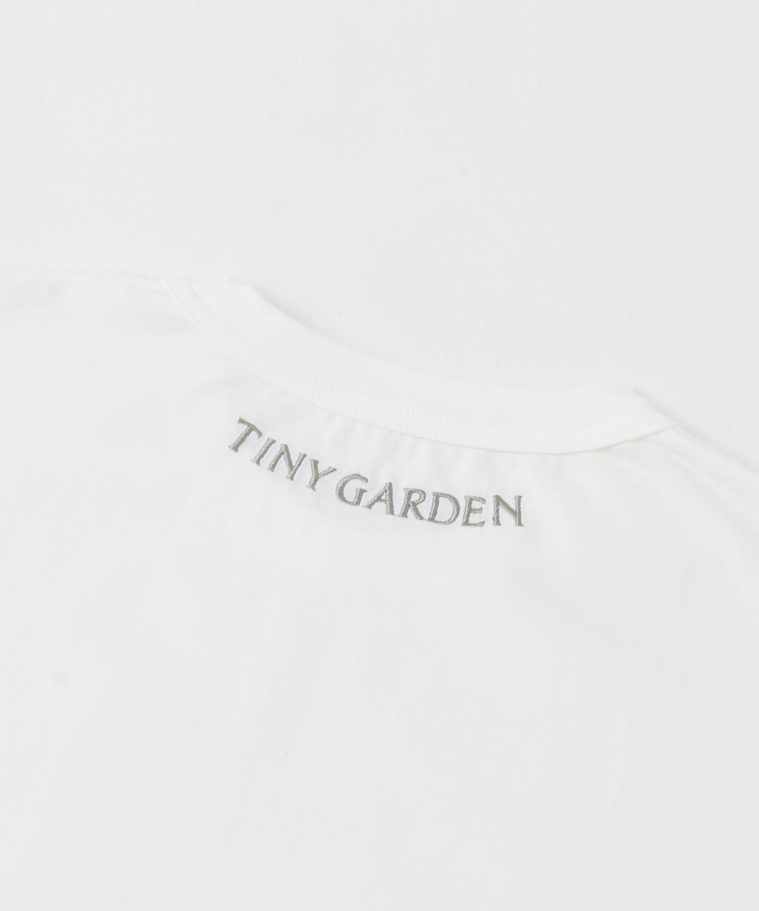 『UVカット』『吸水速乾』TINY GARDEN PRODUCTS　UVソッカンキノウ シシュウT WHITE/GRY M