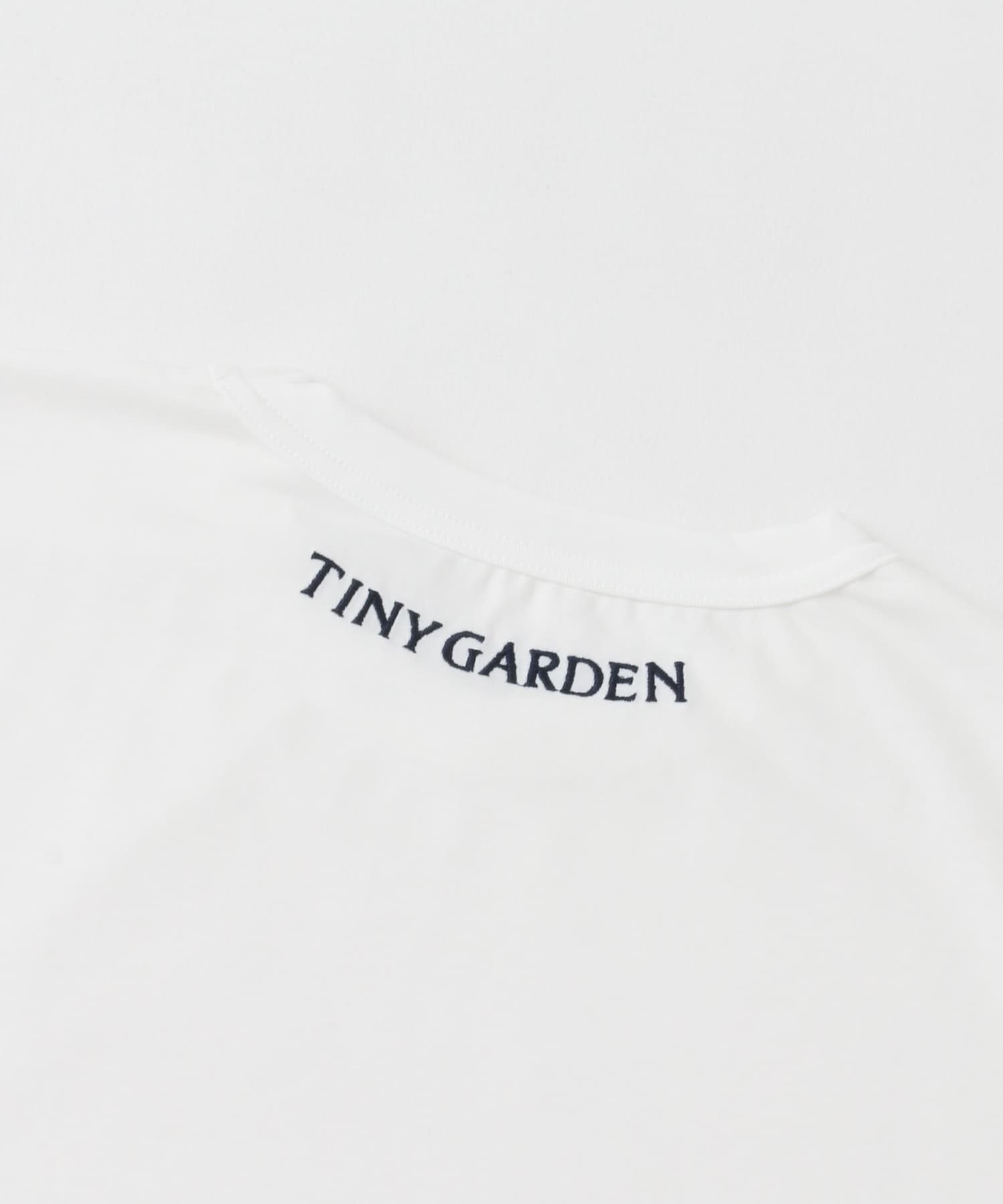 『UVカット』『吸水速乾』TINY GARDEN PRODUCTS　UVソッカンキノウ シシュウT WHITE/NAVY M