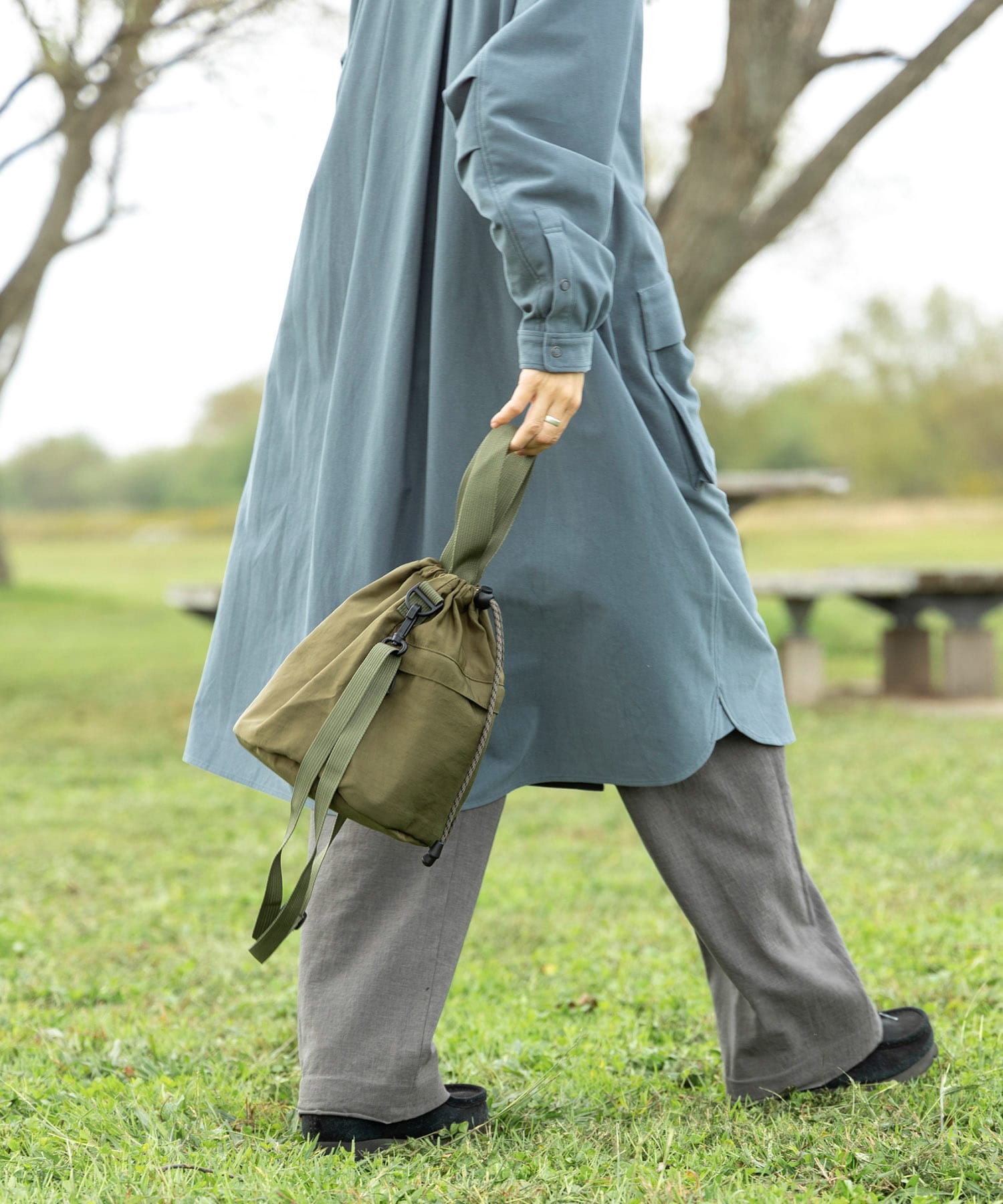 TINY GARDEN PRODUCTS　ストロール2WAYバッグ KHAKI one