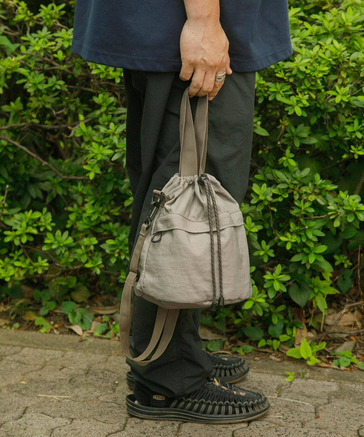 TINY GARDEN PRODUCTS ストロール2WAYバッグ(one L.GREEN): バッグ