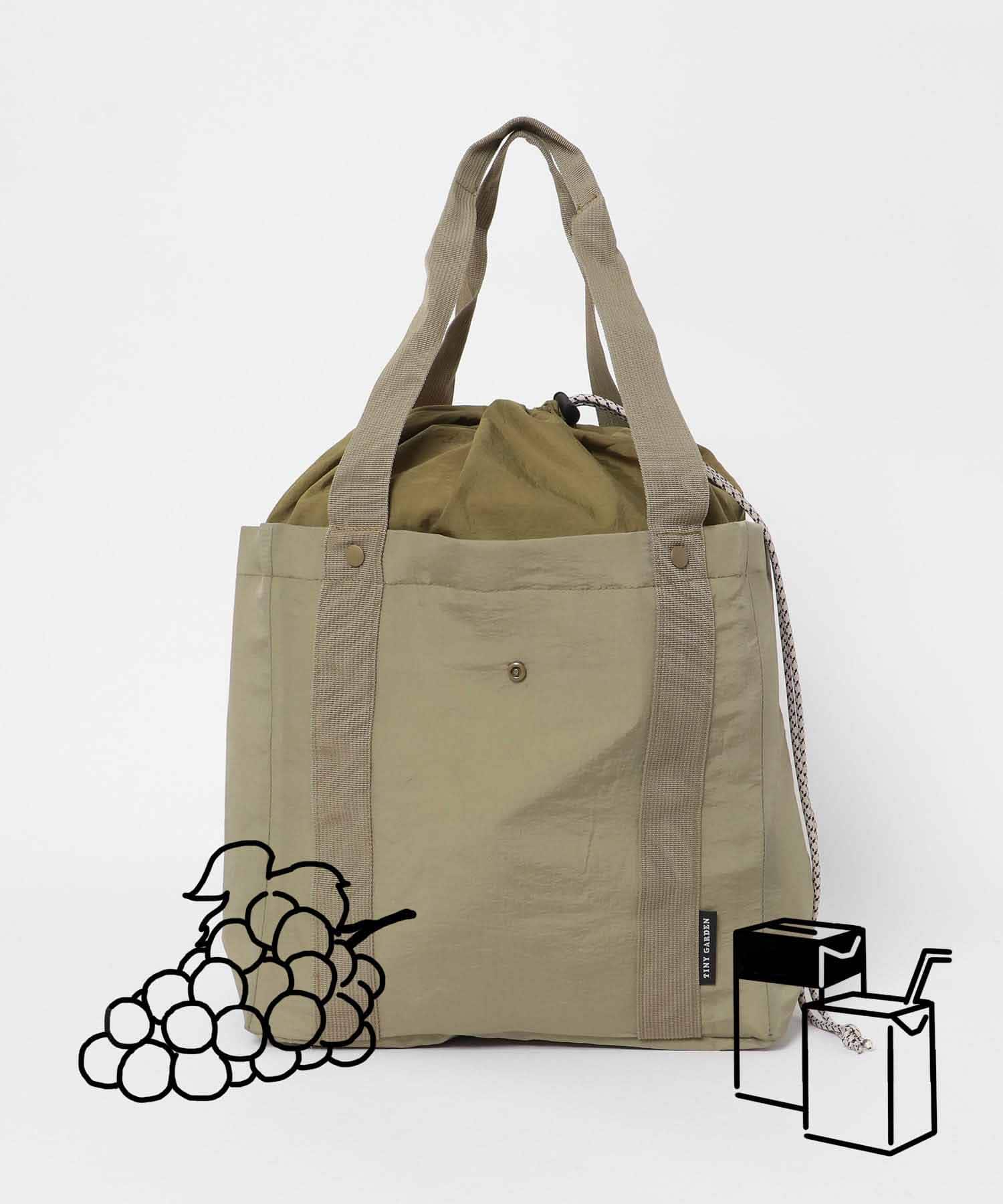 TINY GARDEN PRODUCTS　パッカブルクールバッグ KHAKI one