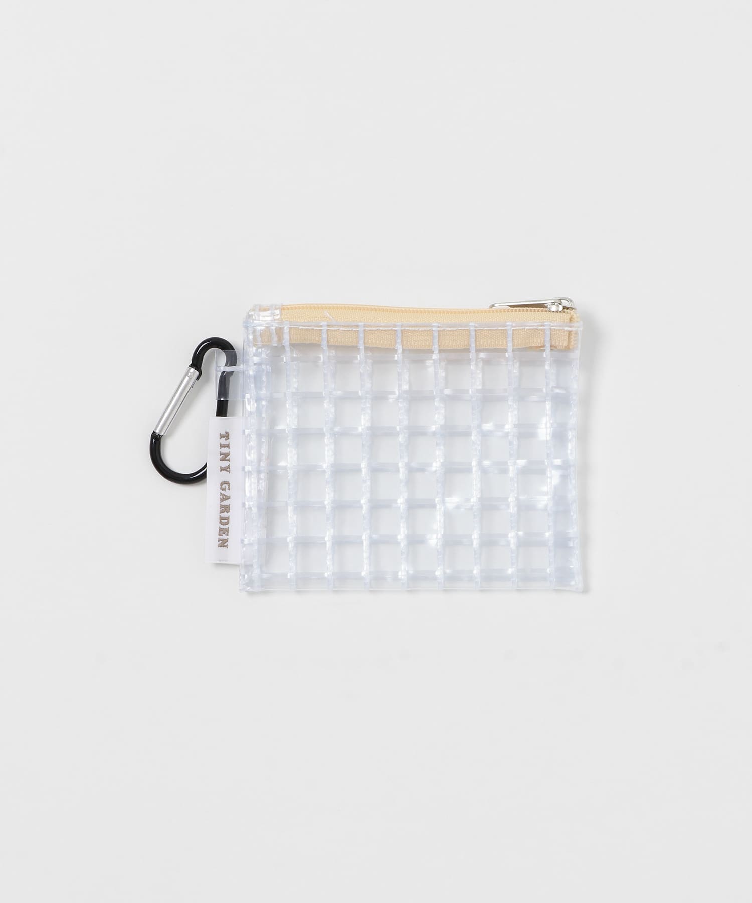 TINY GARDEN PRODUCTS　マルチユースクリアポーチ SS BEIGE SS