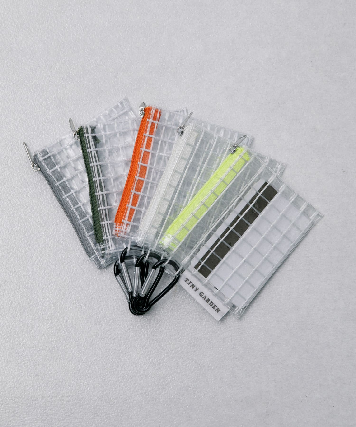 TINY GARDEN PRODUCTS　マルチユースクリアポーチ SS NEONYELLOW SS