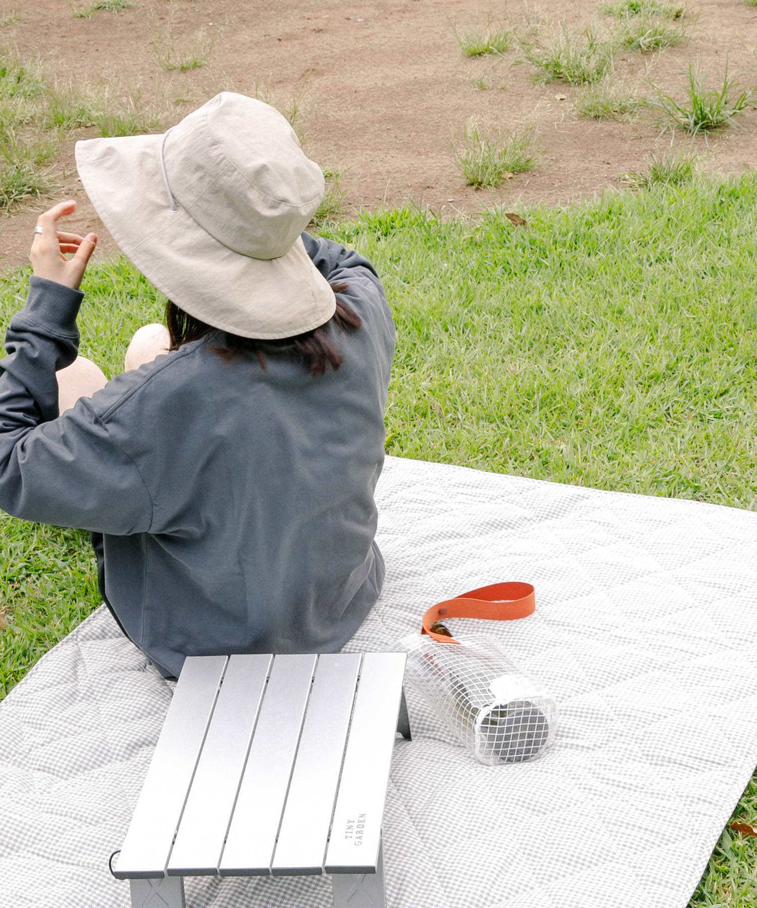 TINY GARDEN PRODUCTS　バケットハット GREIGE one