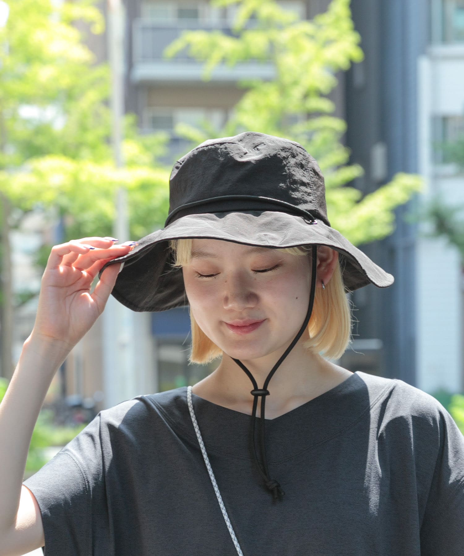 TINY GARDEN PRODUCTS　バケットハット BLACK one