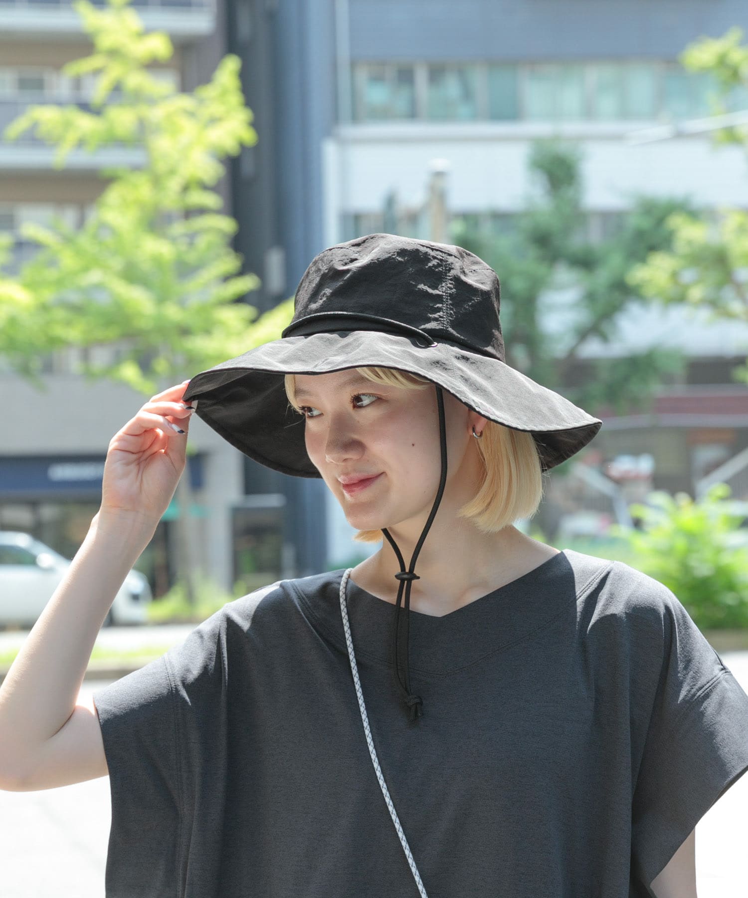 TINY GARDEN PRODUCTS　バケットハット BLACK one