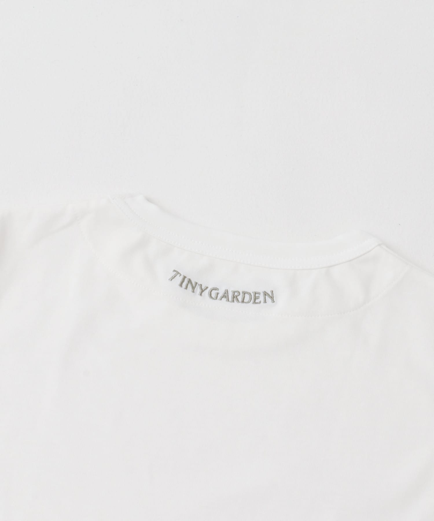 『UVカット』『吸水速乾』TINY GARDEN PRODUCTS　UVソッカンキノウ シシュウT WHITE/GRY M