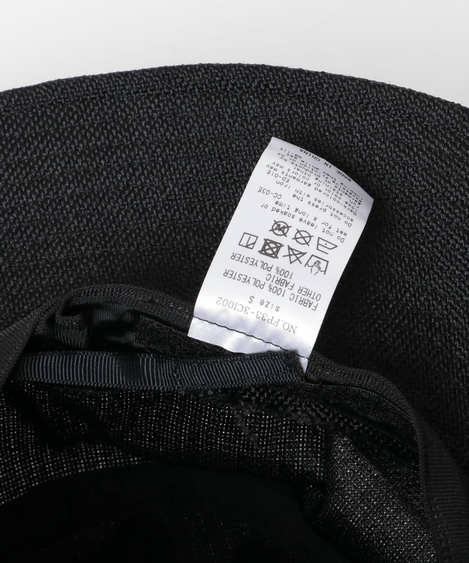 TINY GARDEN PRODUCTS　パークハット　キッズ BLACK S