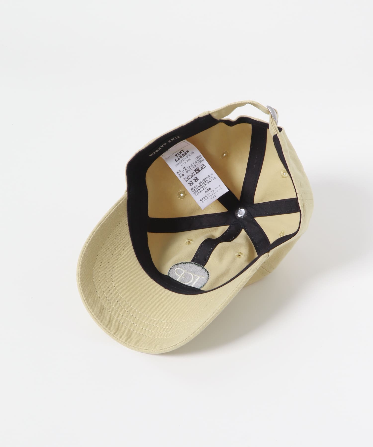 TINY GARDEN PRODUCTS　TGP ロゴキャップ BEIGE one
