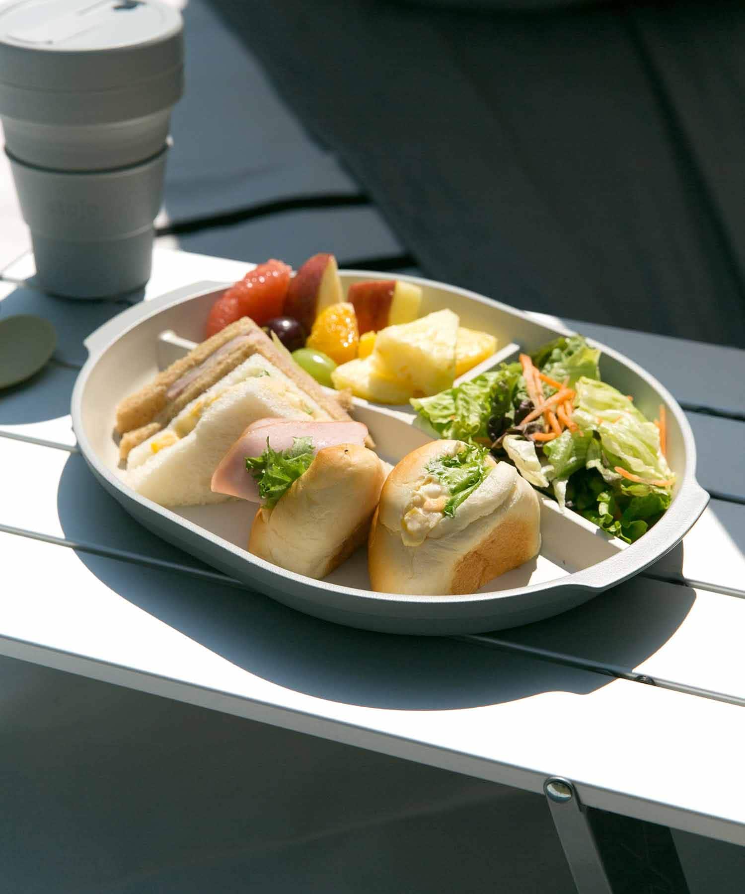 TINY GARDEN PRODUCTS　ピクニックランチプレート GRAY one