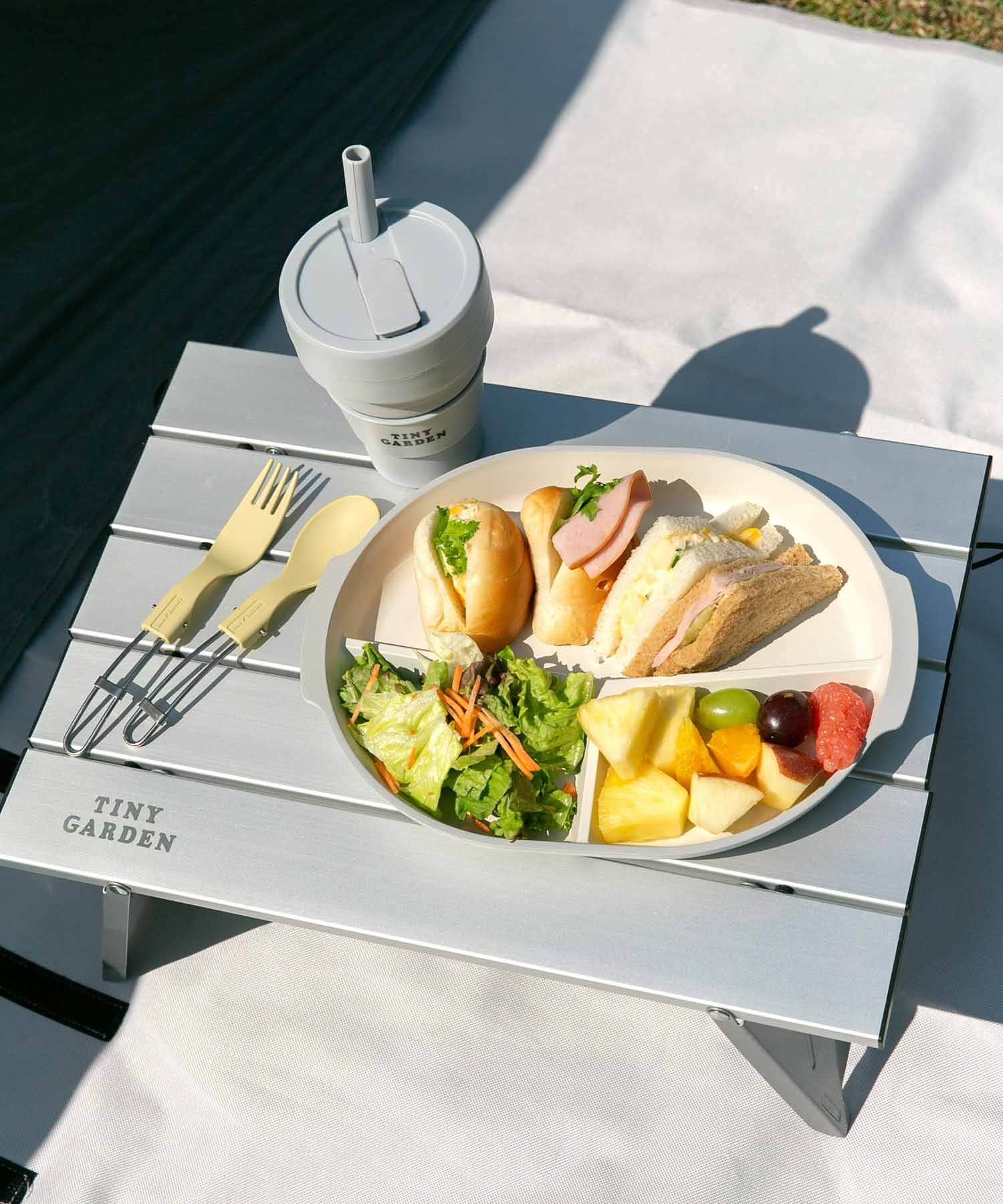 TINY GARDEN PRODUCTS　ピクニックランチプレート GRAY one