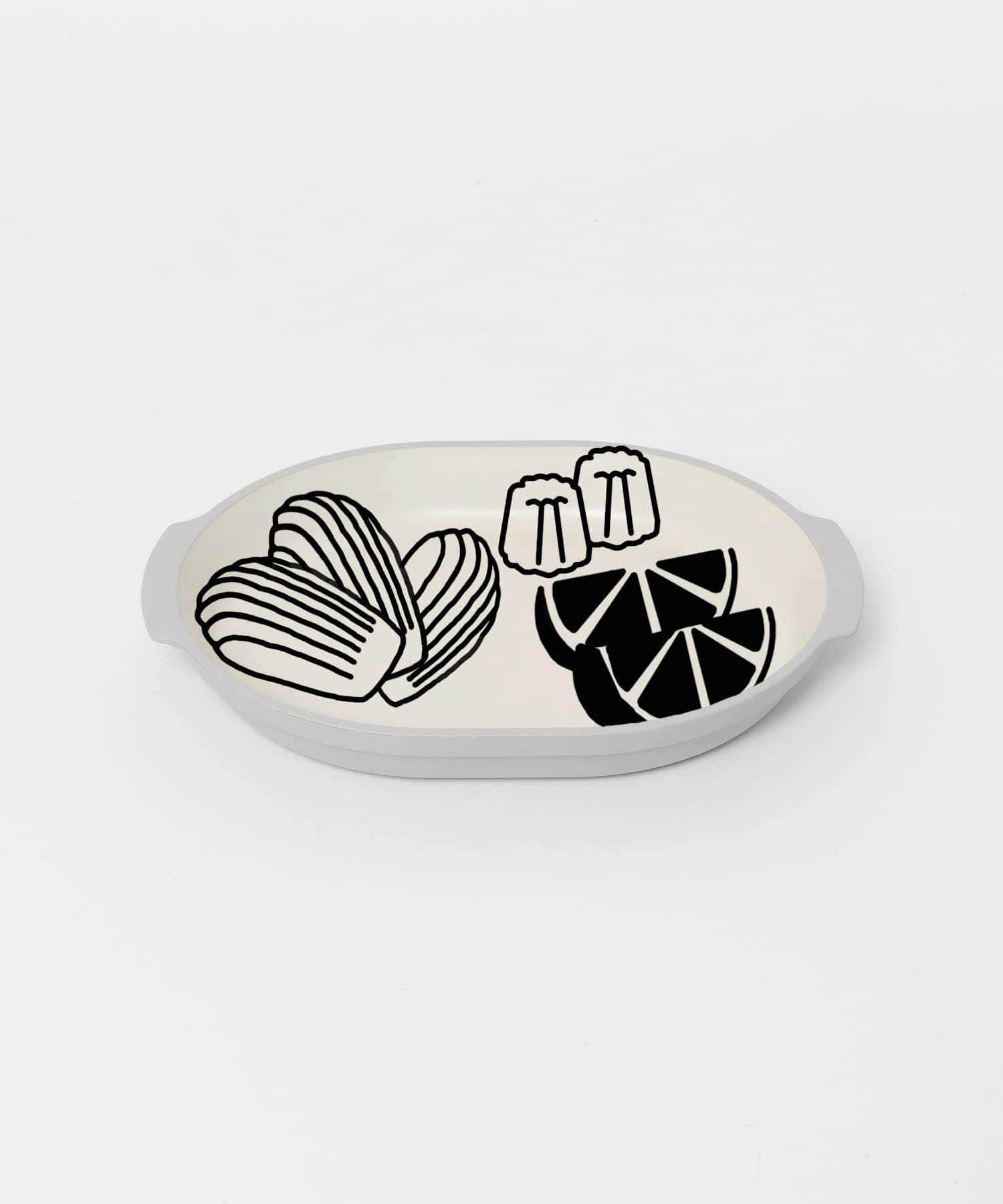 TINY GARDEN PRODUCTS　ピクニックオーバルプレート GRAY one